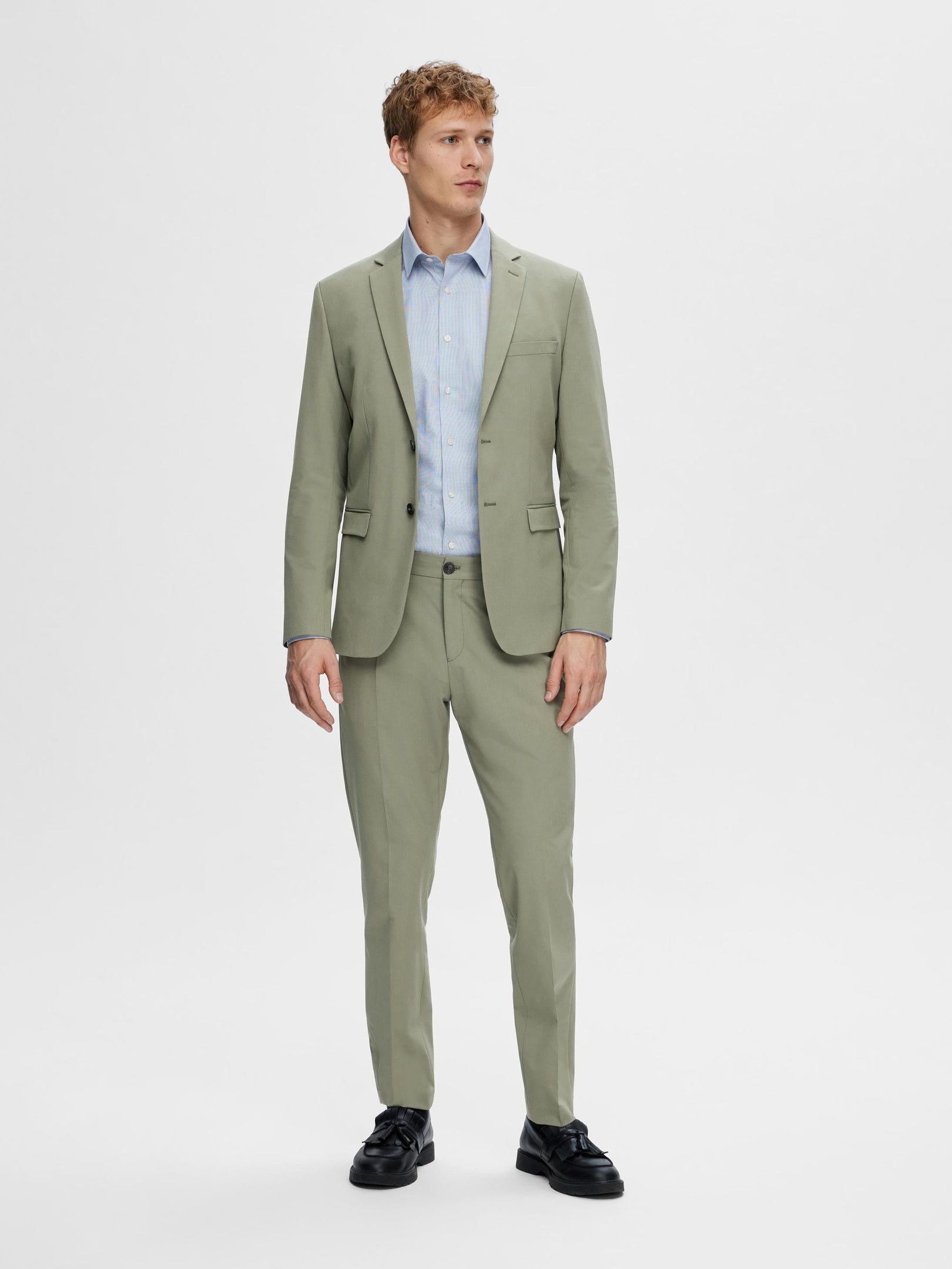 Regular Fit Tailored Trousers