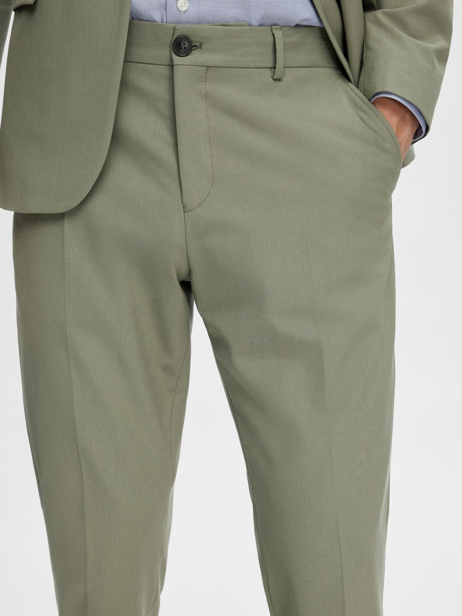 Regular Fit Tailored Trousers