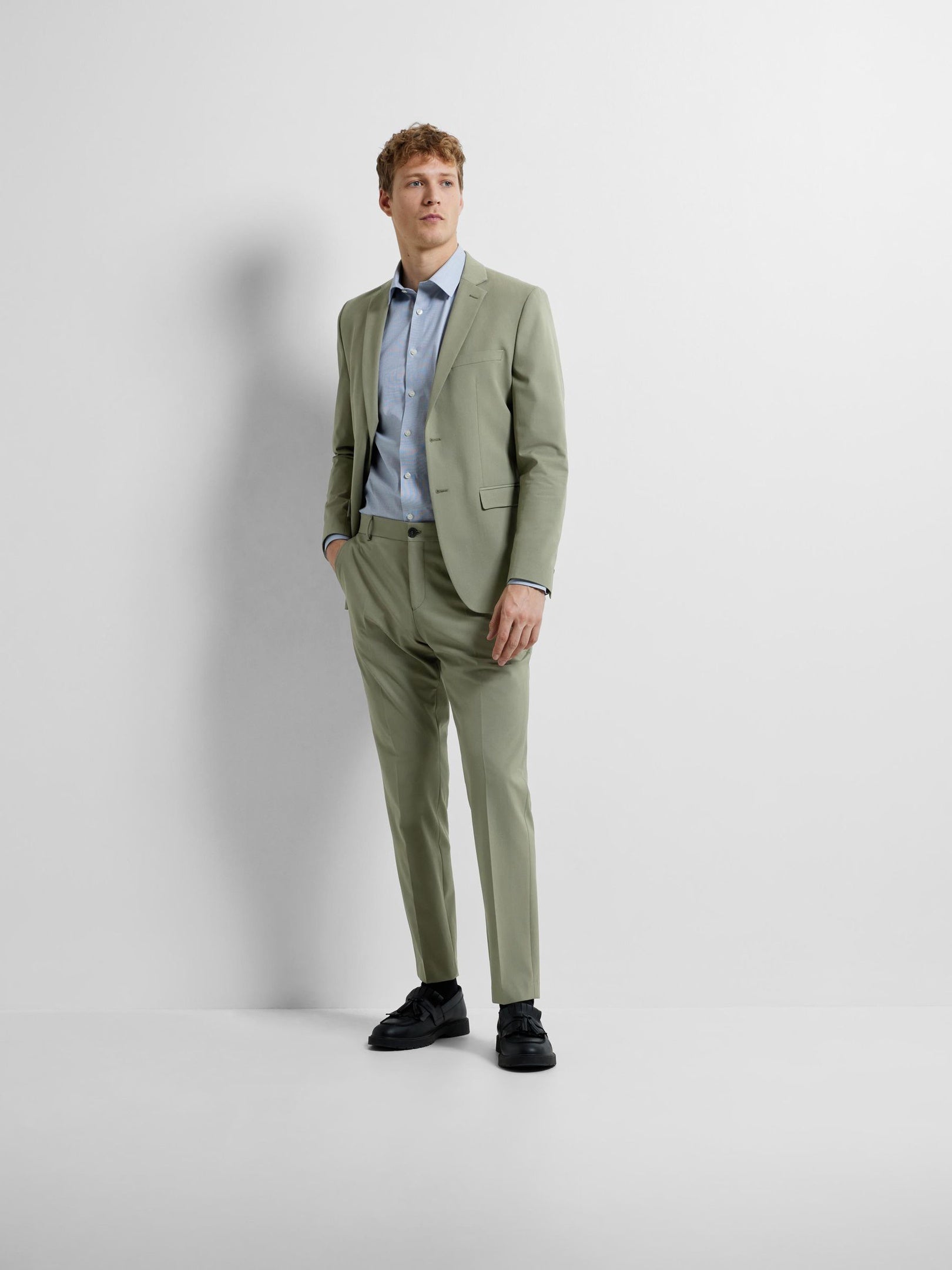 Regular Fit Tailored Trousers