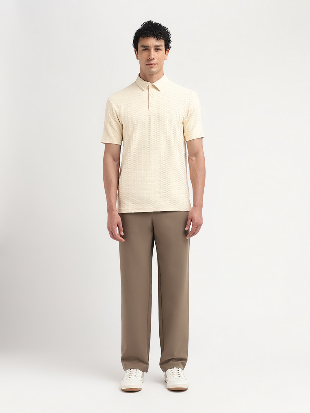 Seersucker Regular Fit Polo