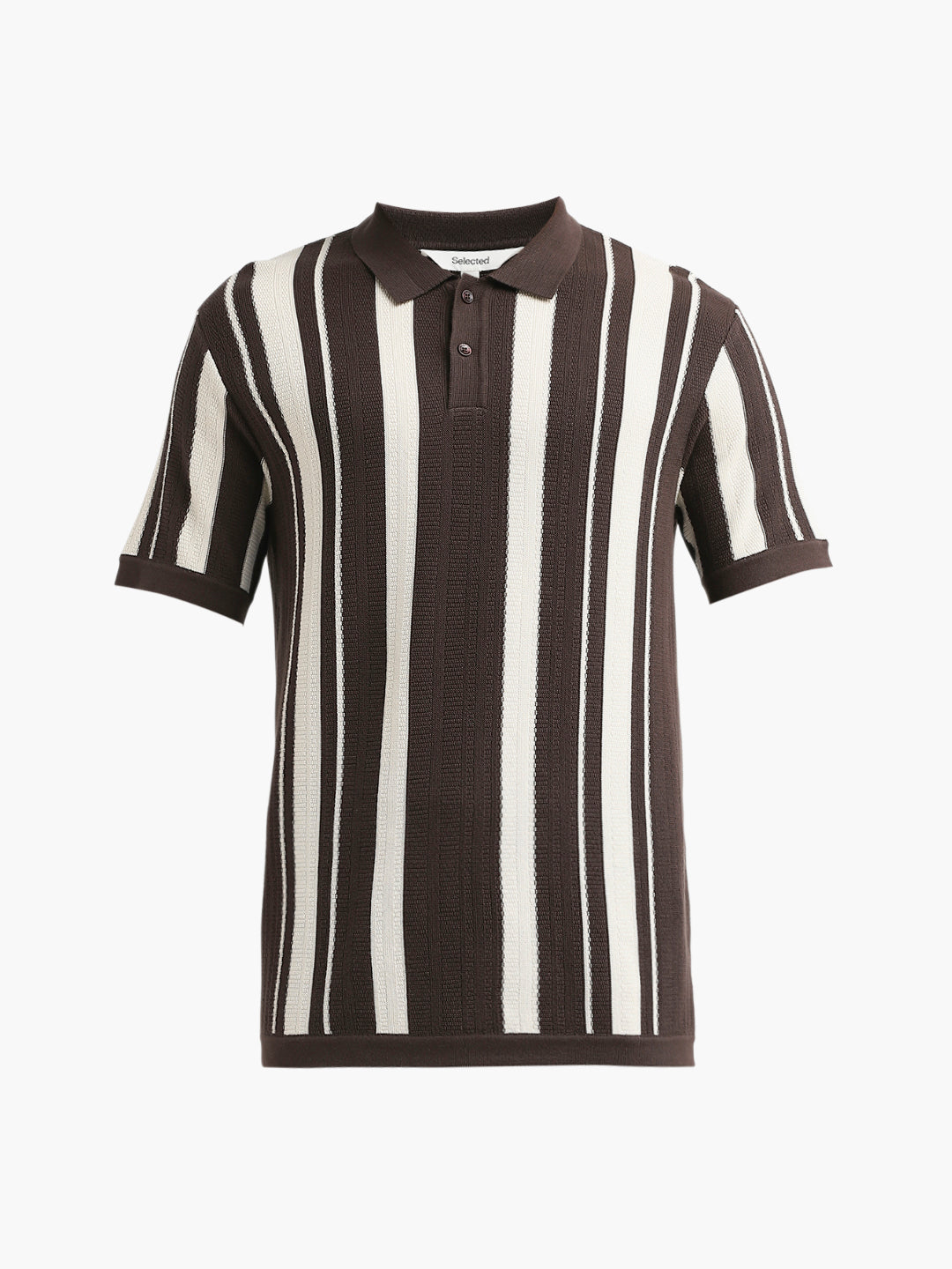 Striped Cotton Slim Fit Polo