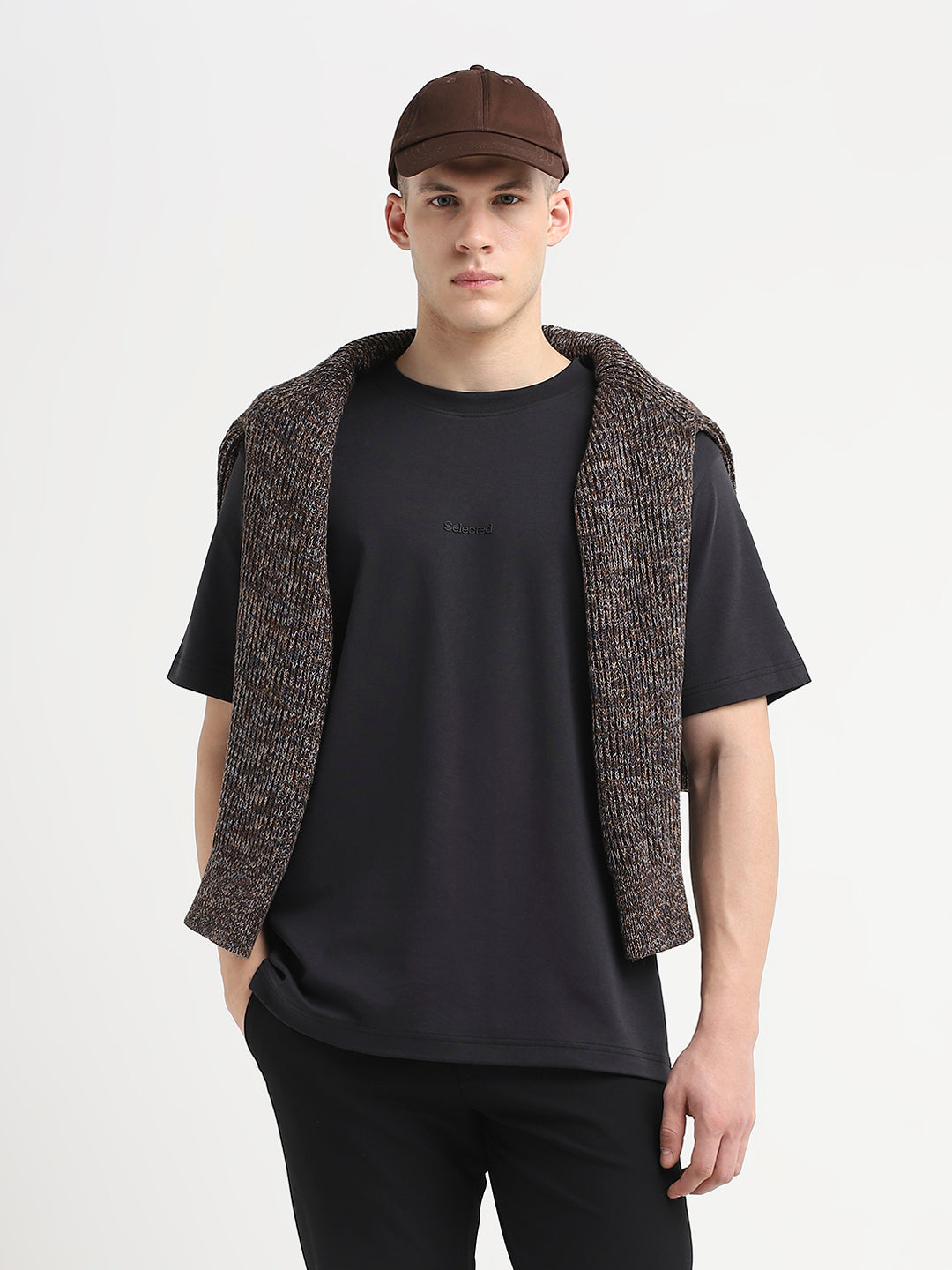 Logo Print Crew Neck T-Shirt