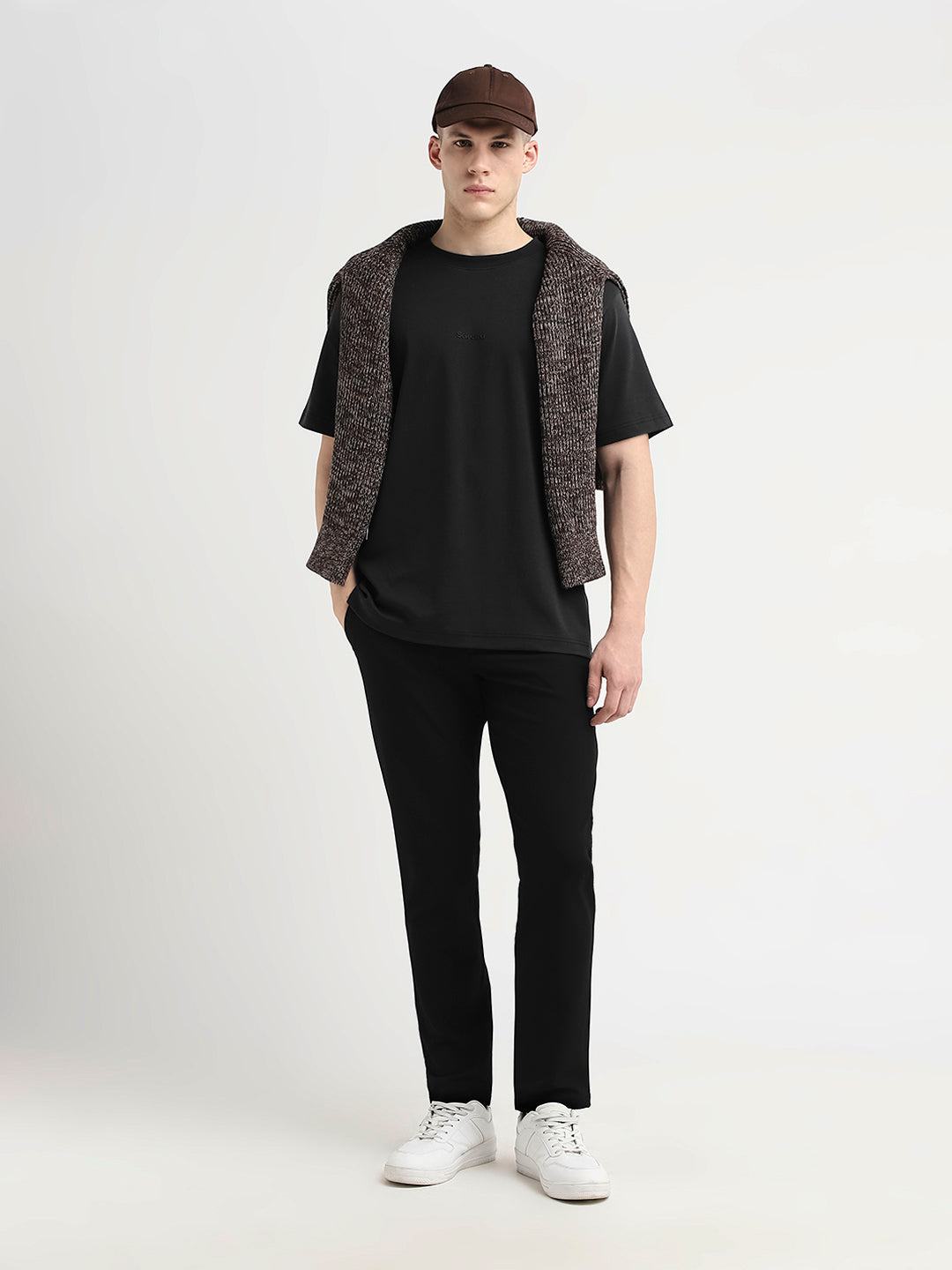 Logo Print Crew Neck T-Shirt