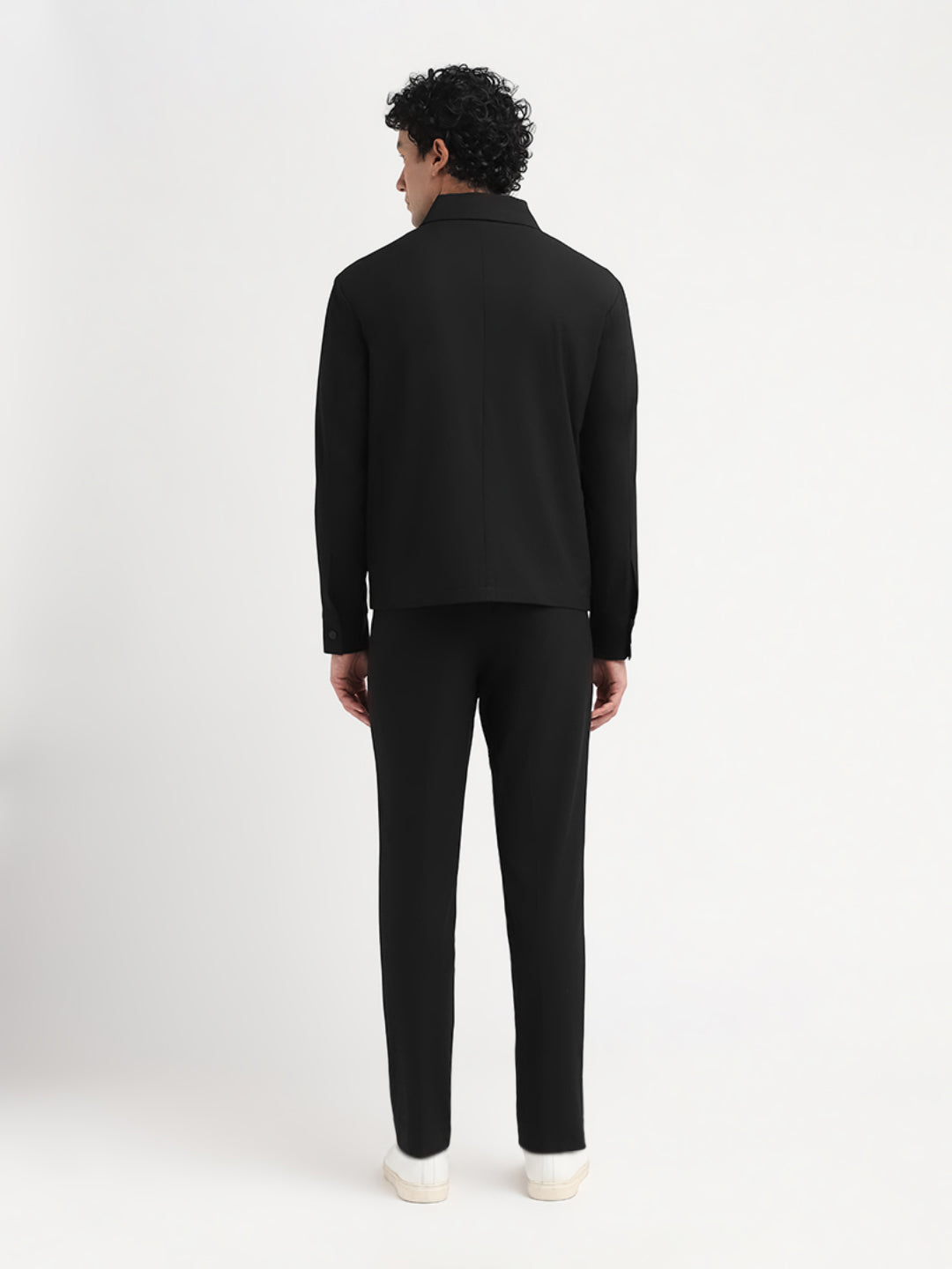 Black Regular Fit Overshirt