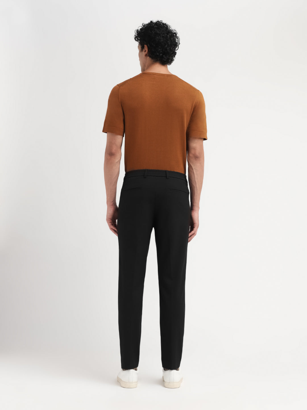 Black Regular Fit Pants