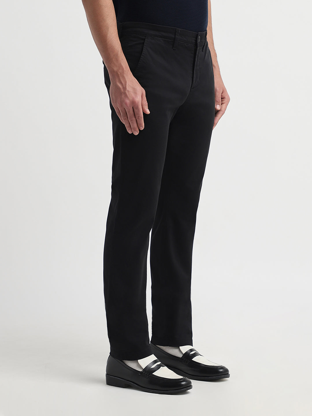 Black Slim Fit CHINO PANTS