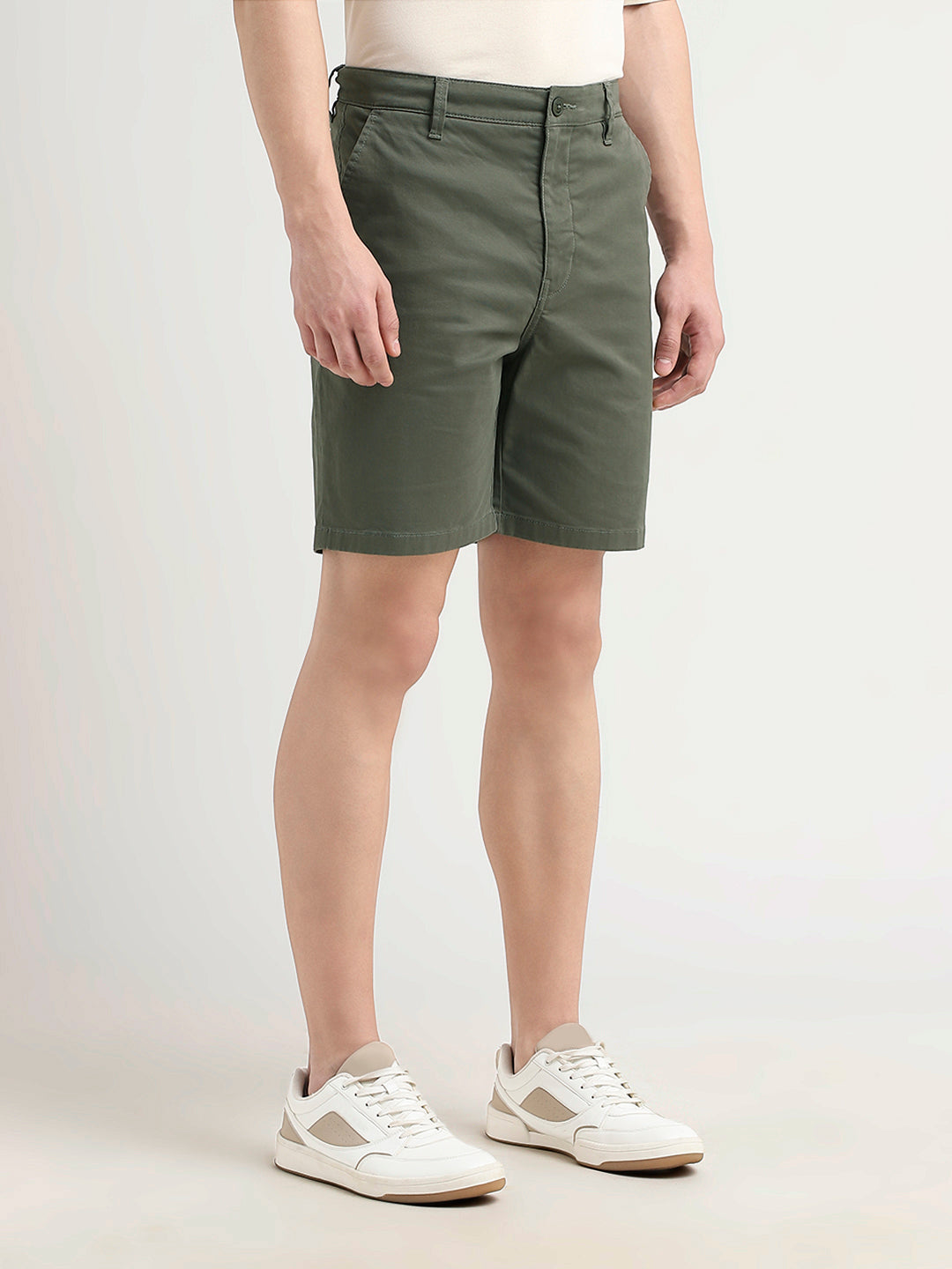 Green Chino Shorts