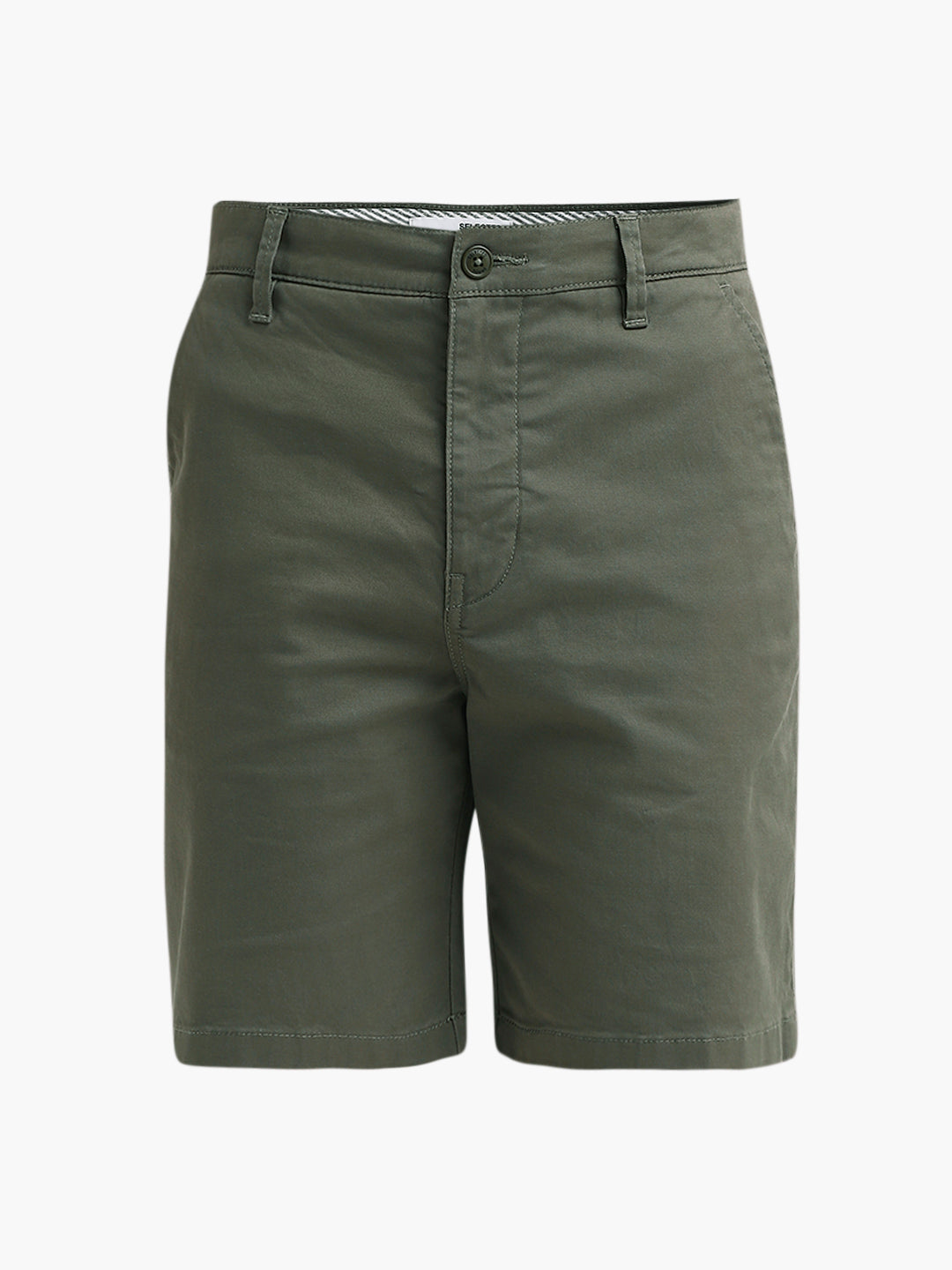 Green Chino Shorts