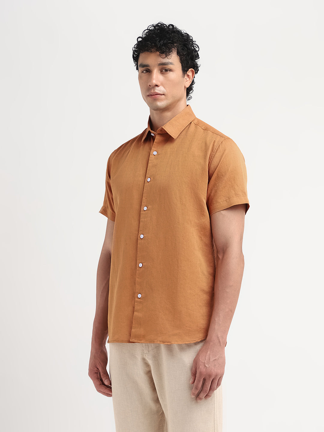 Linen Blend Casual Shirt