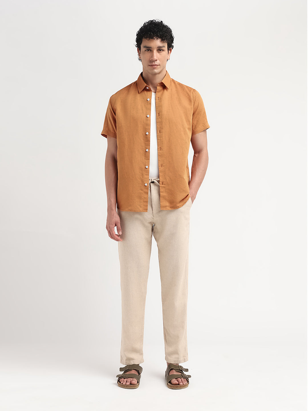 Linen Blend Casual Shirt