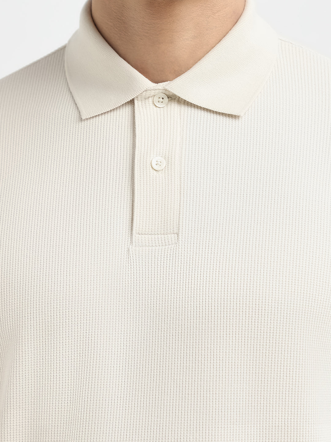 Beige Regular Fit Polo