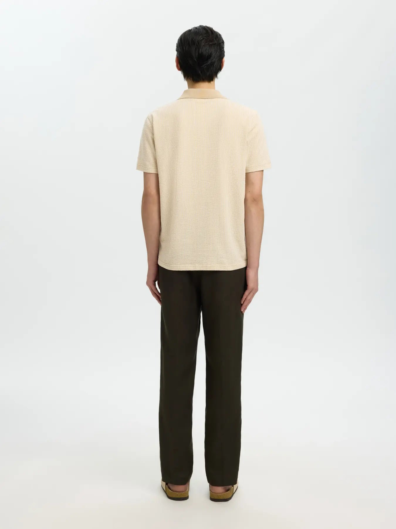 Beige Regular Fit Polo