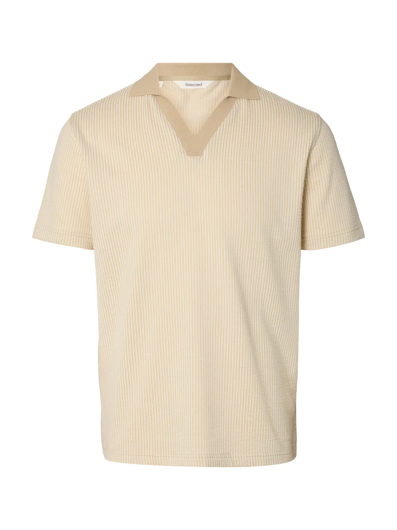 Beige Regular Fit Polo