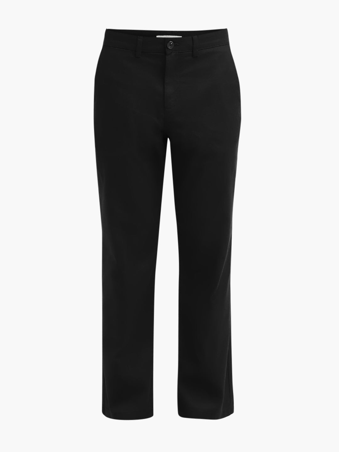 Black Straight Fit Pants