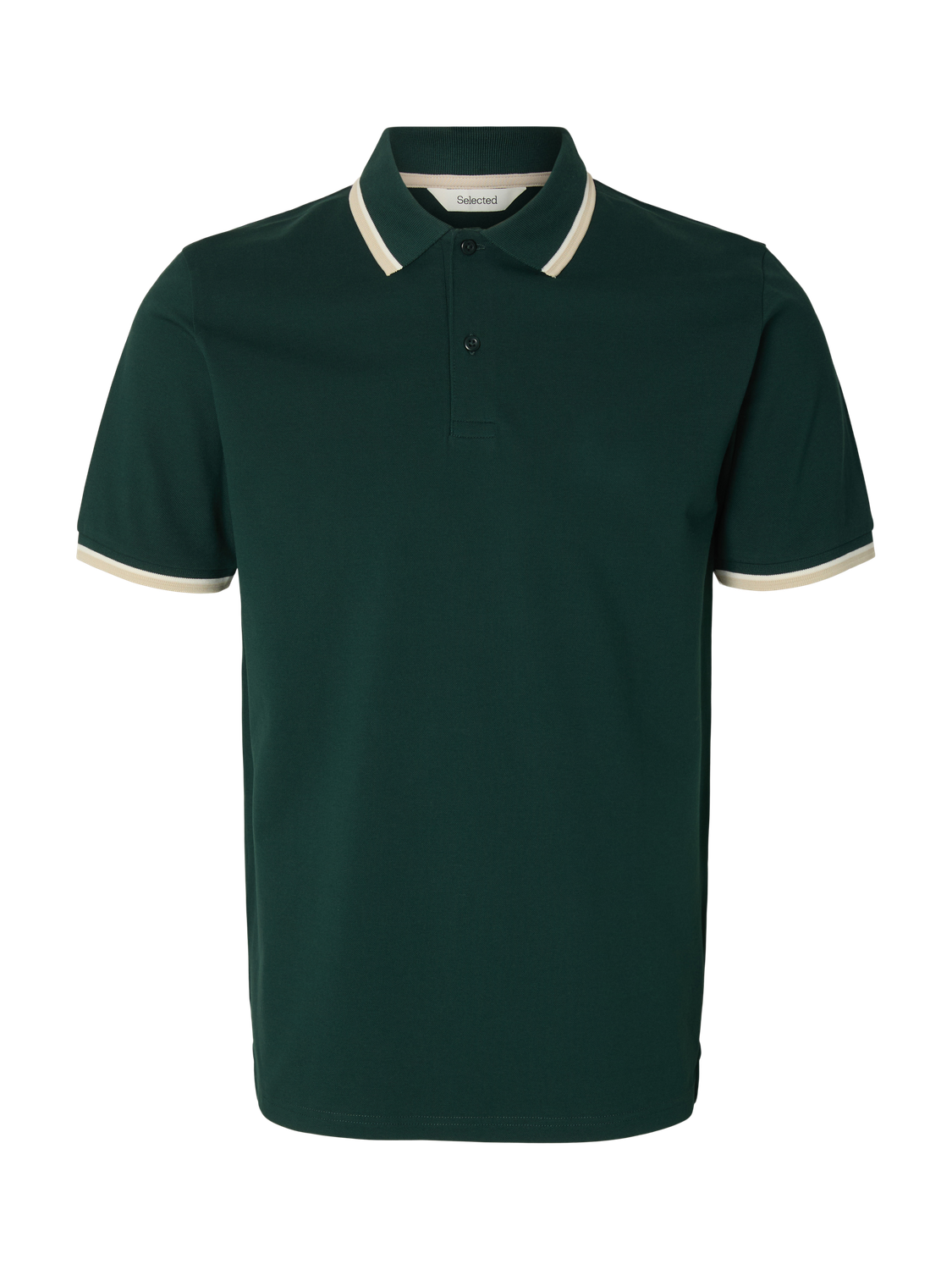 Dark Green Slim Fit Polo