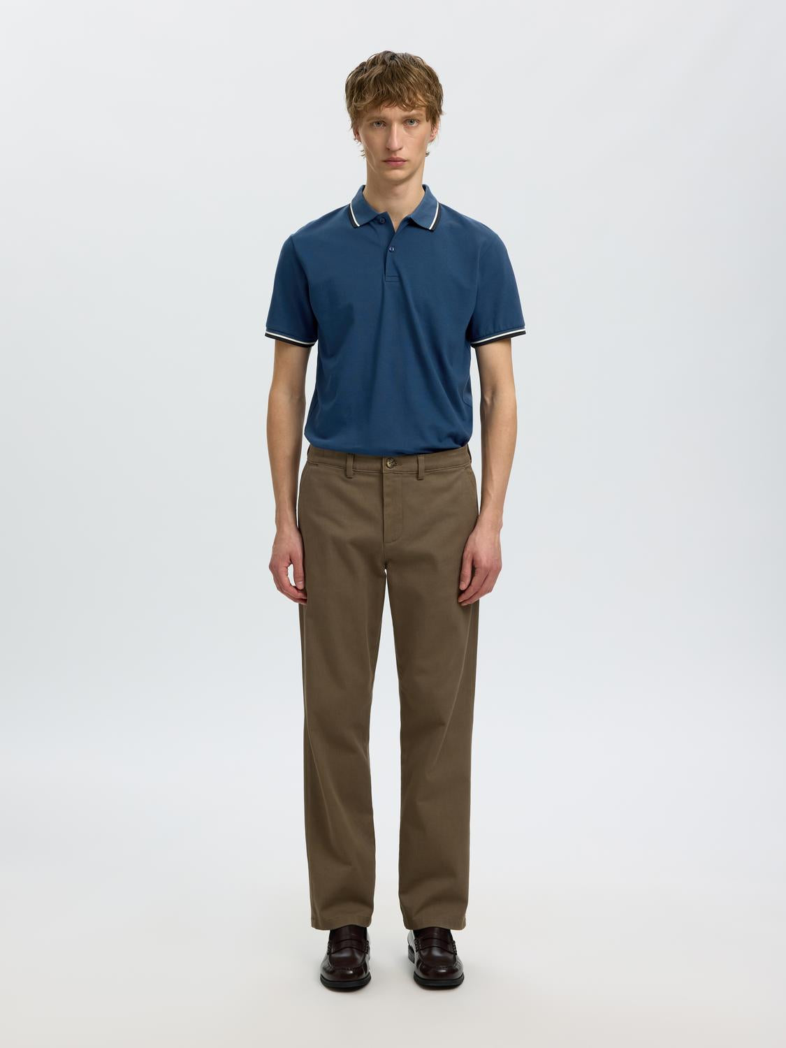 Dark Blue Slim Fit Polo