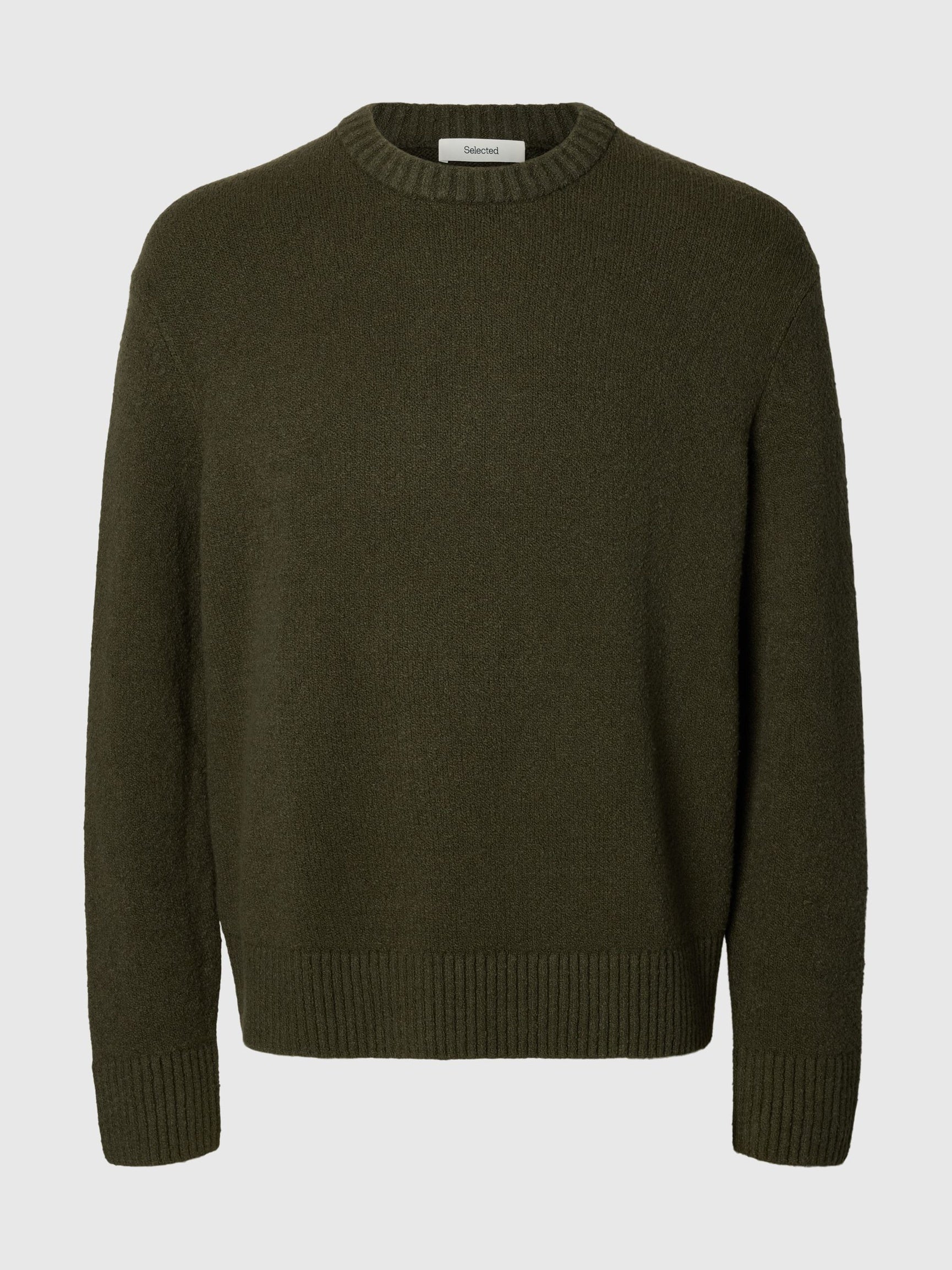 Dark Green Relaxed Fit Pullover