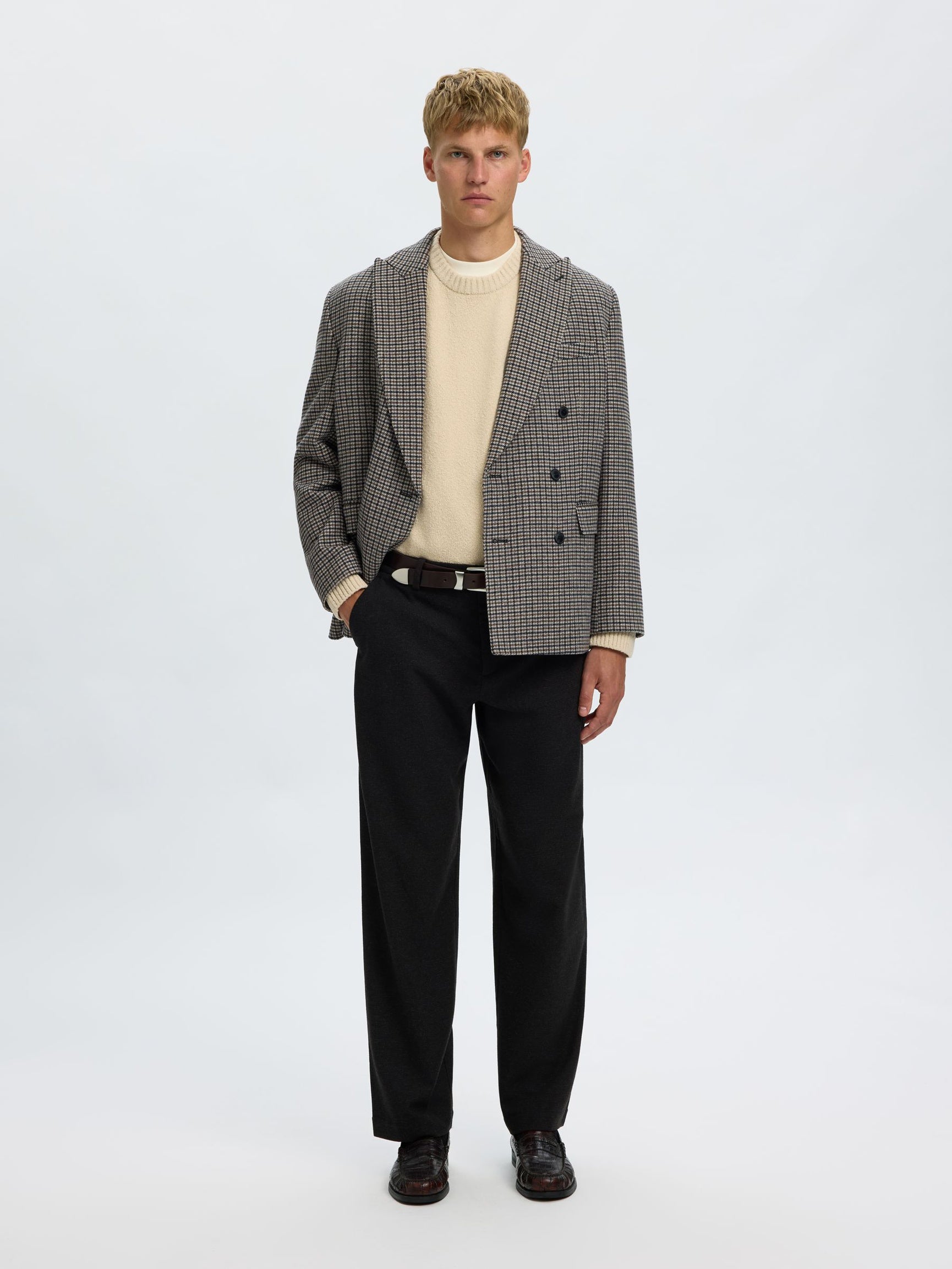 Beige Relaxed Fit Pullover