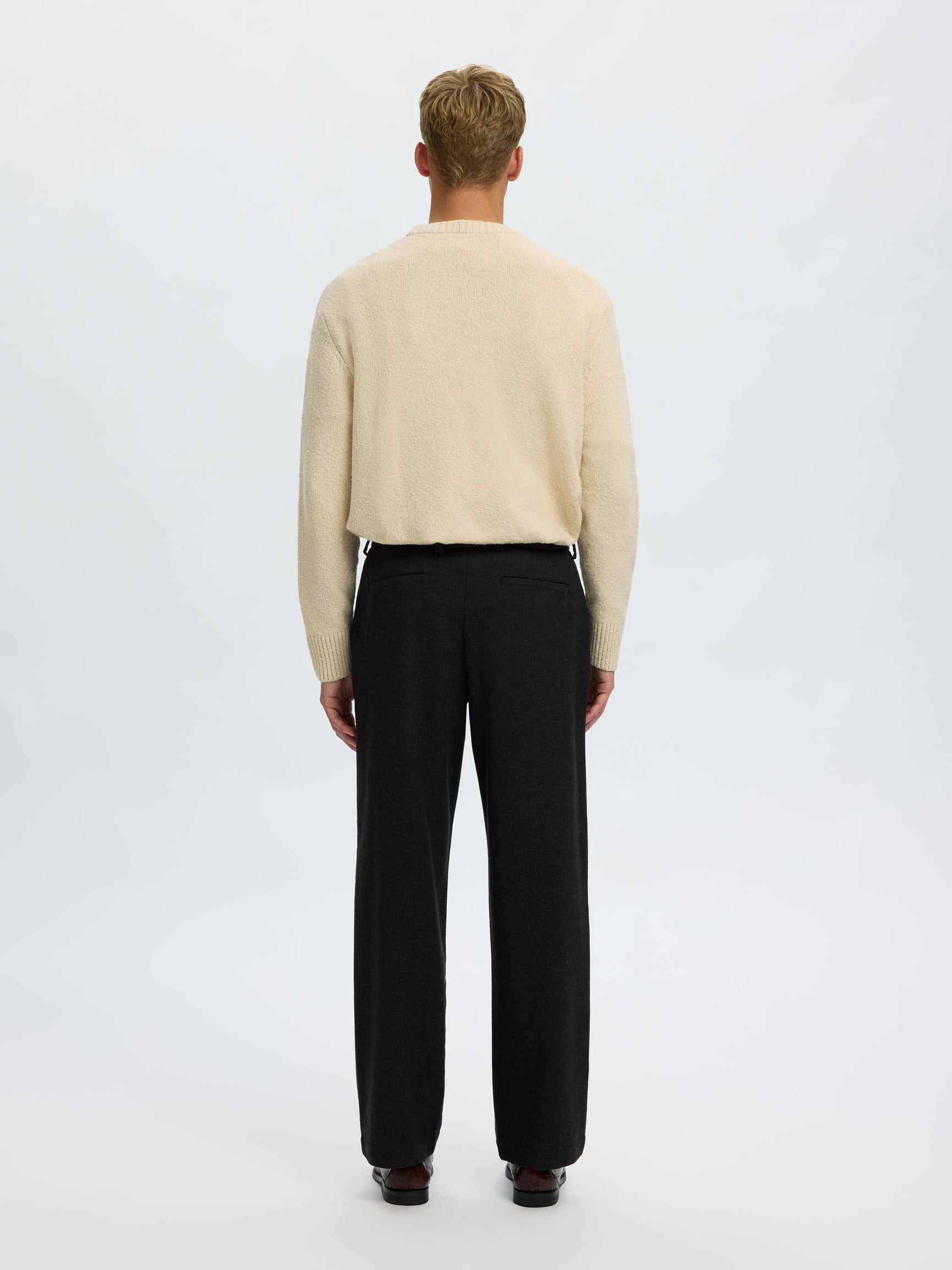Beige Relaxed Fit Pullover
