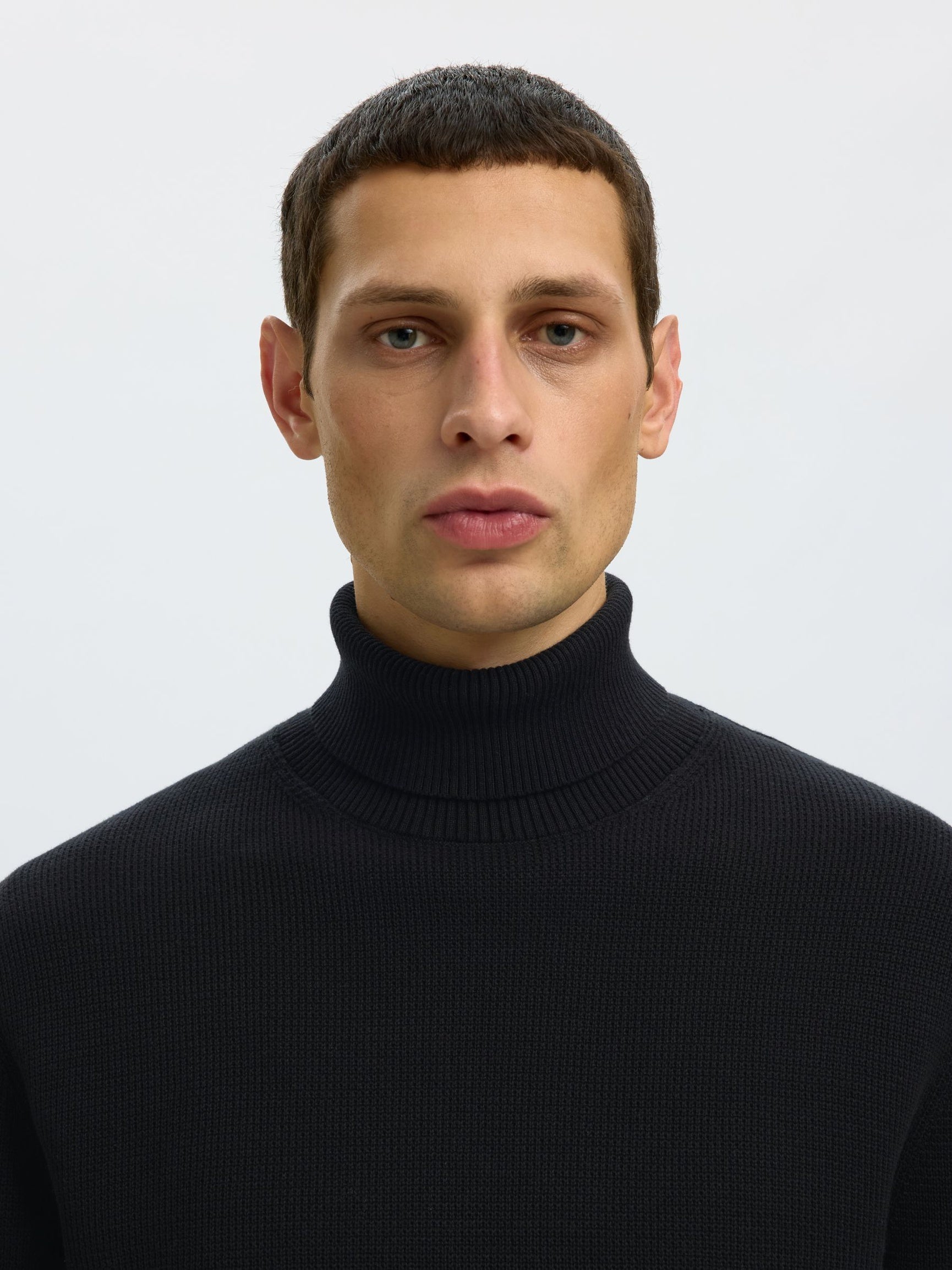 Black Turtle Neck Pullover