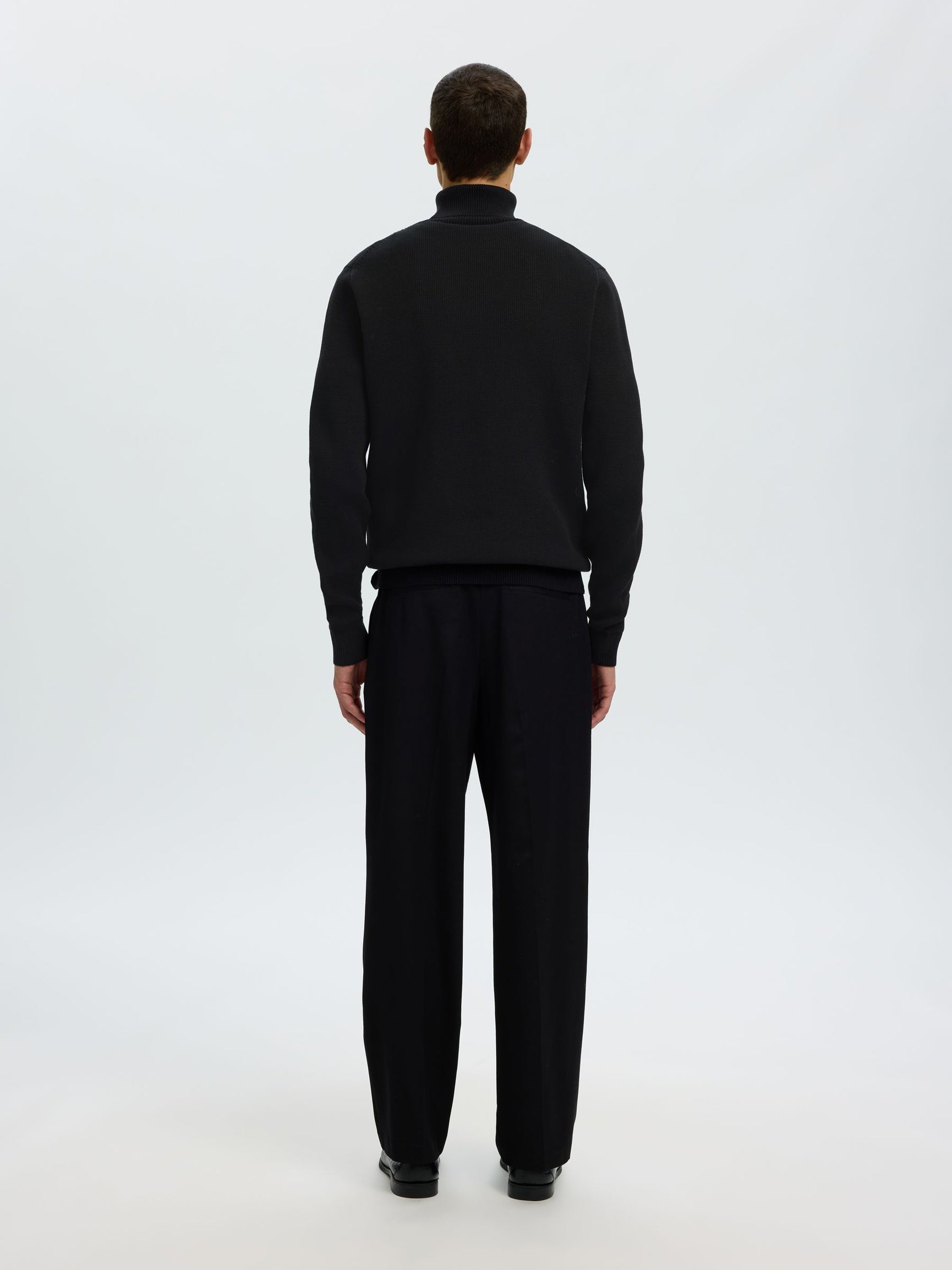 Black Turtle Neck Pullover
