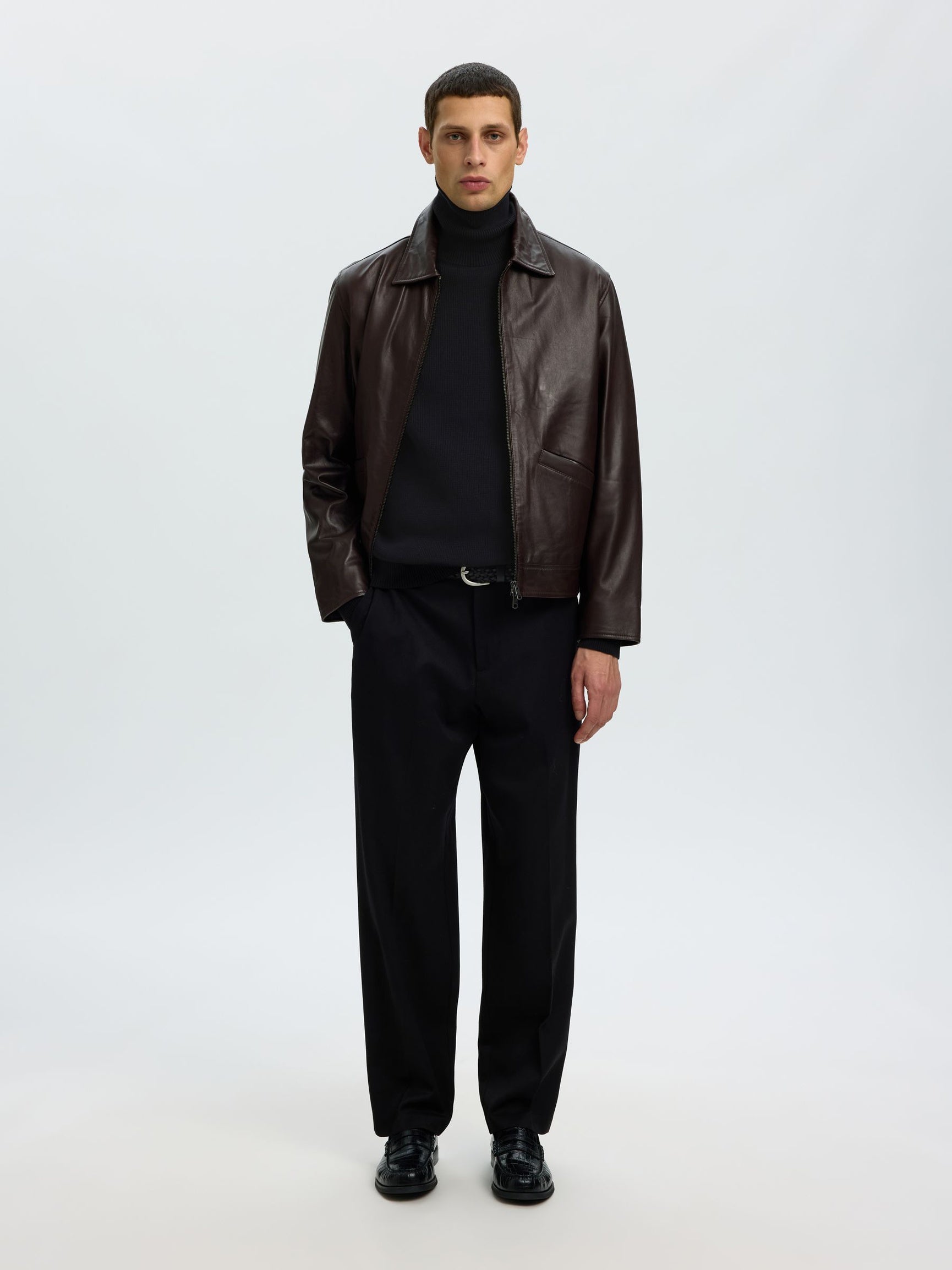 Black Turtle Neck Pullover