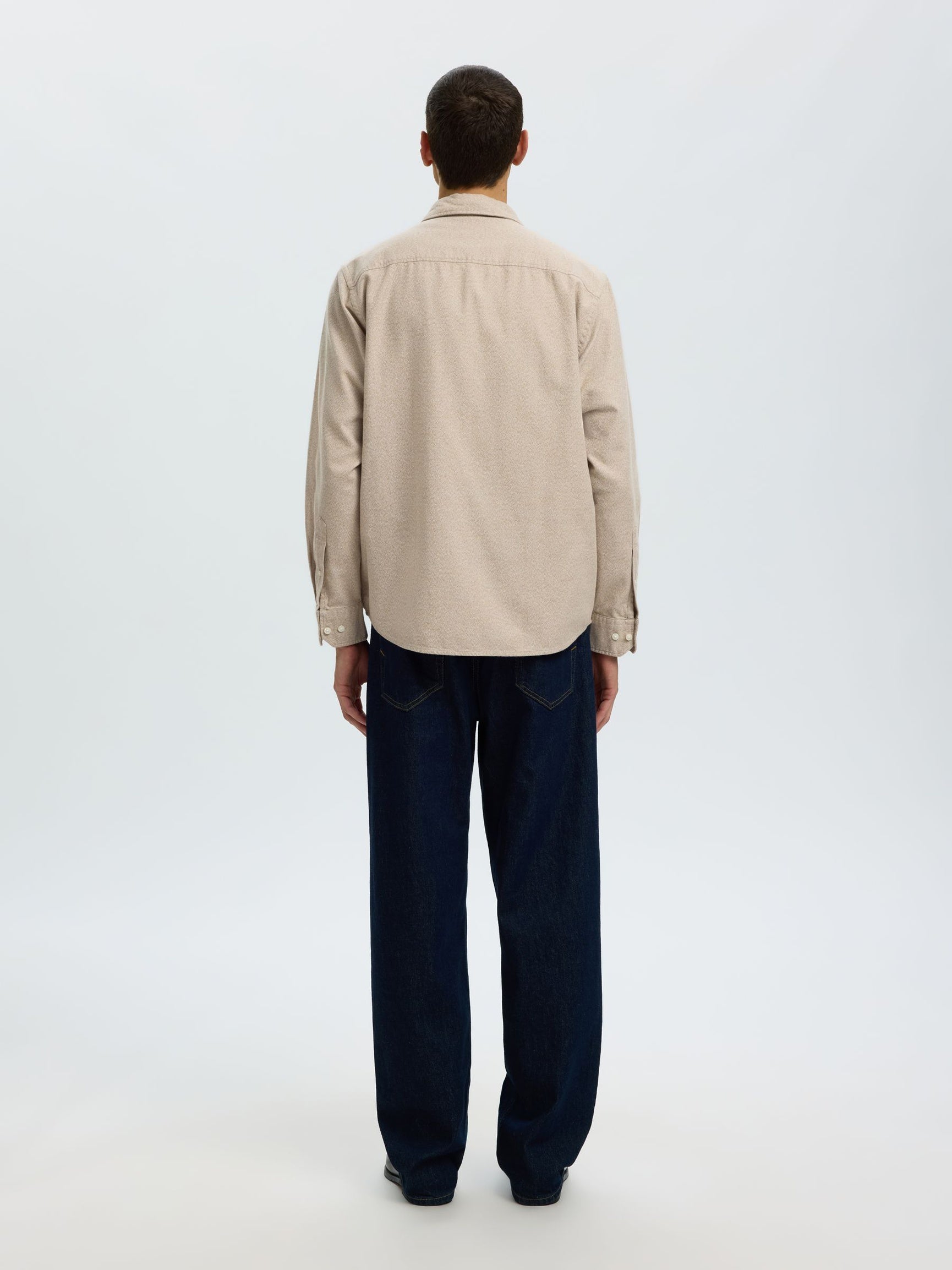 Egret Brushed Regular Fit Shirt