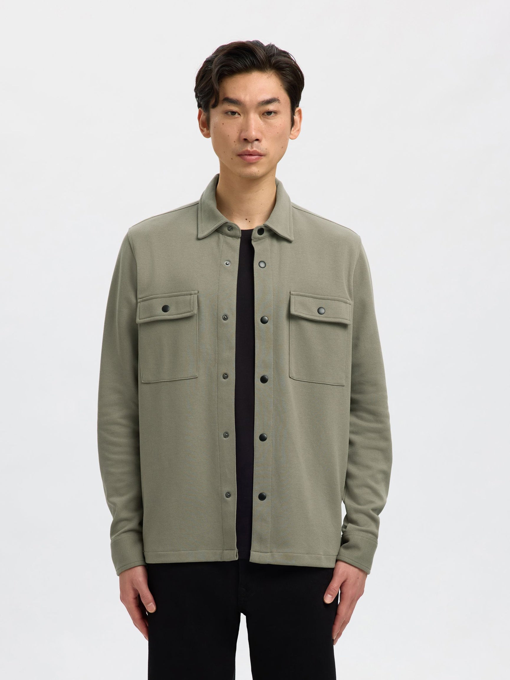 Green Classic Overshirt