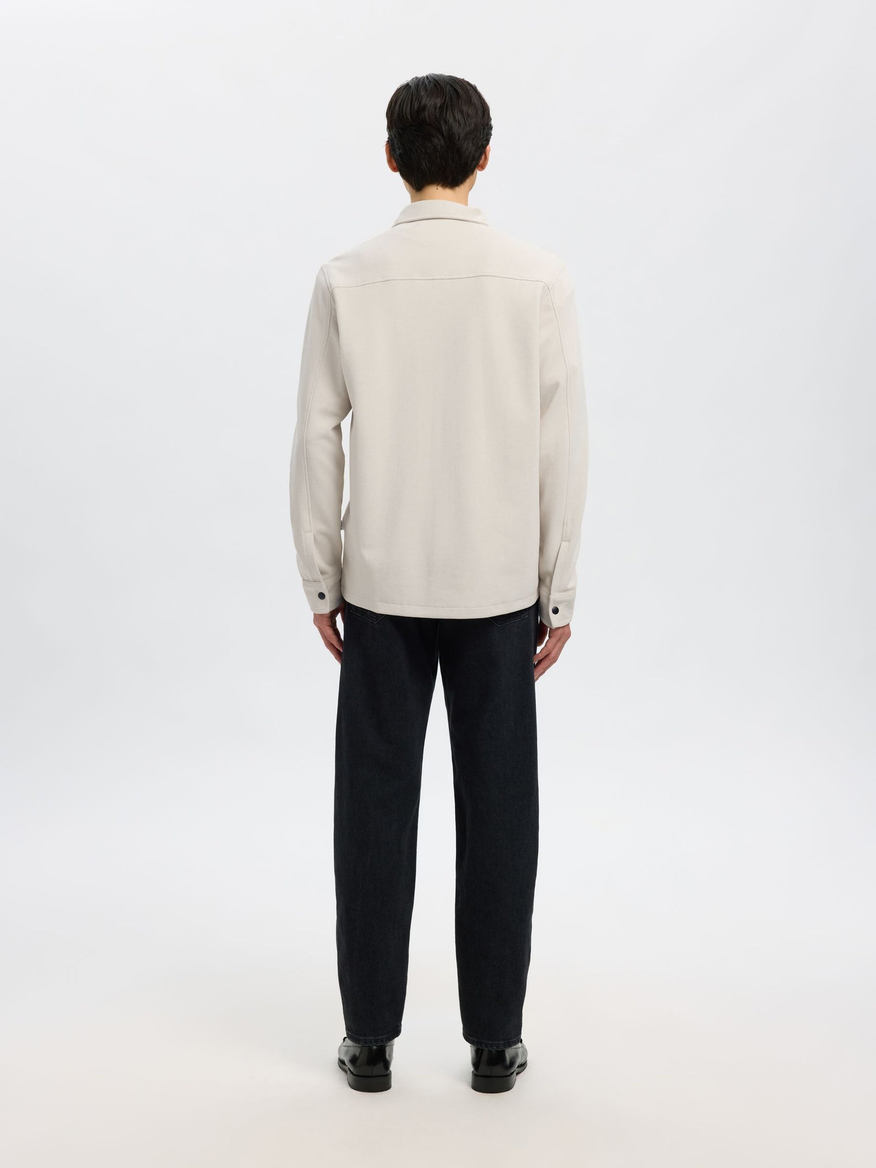 Beige Classic Overshirt