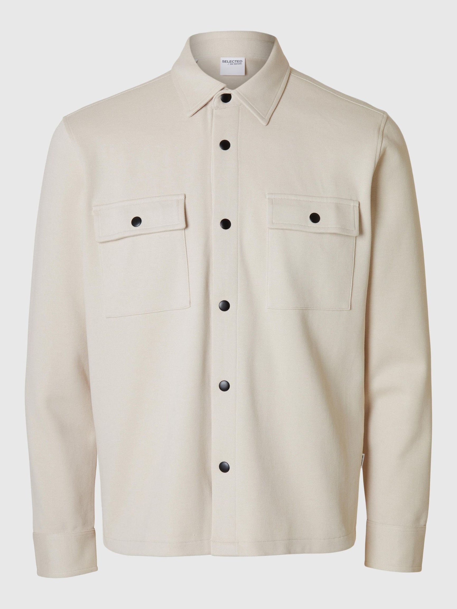 Beige Classic Overshirt