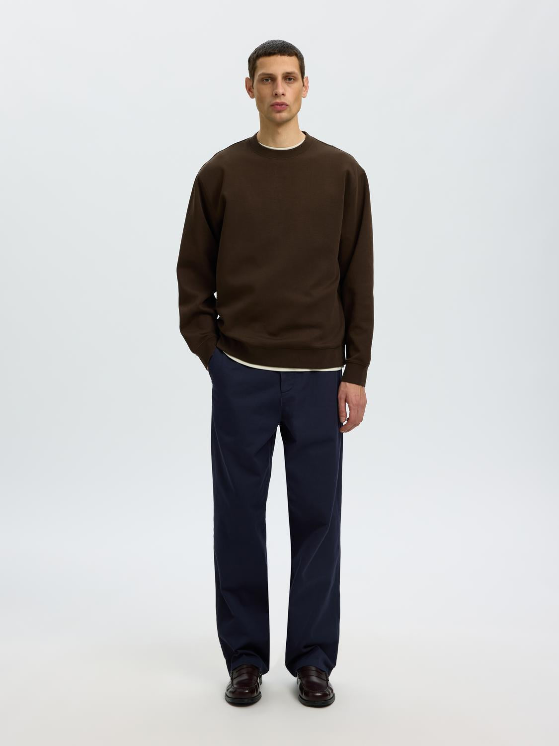 Dark Brown Classic Sweatshirt