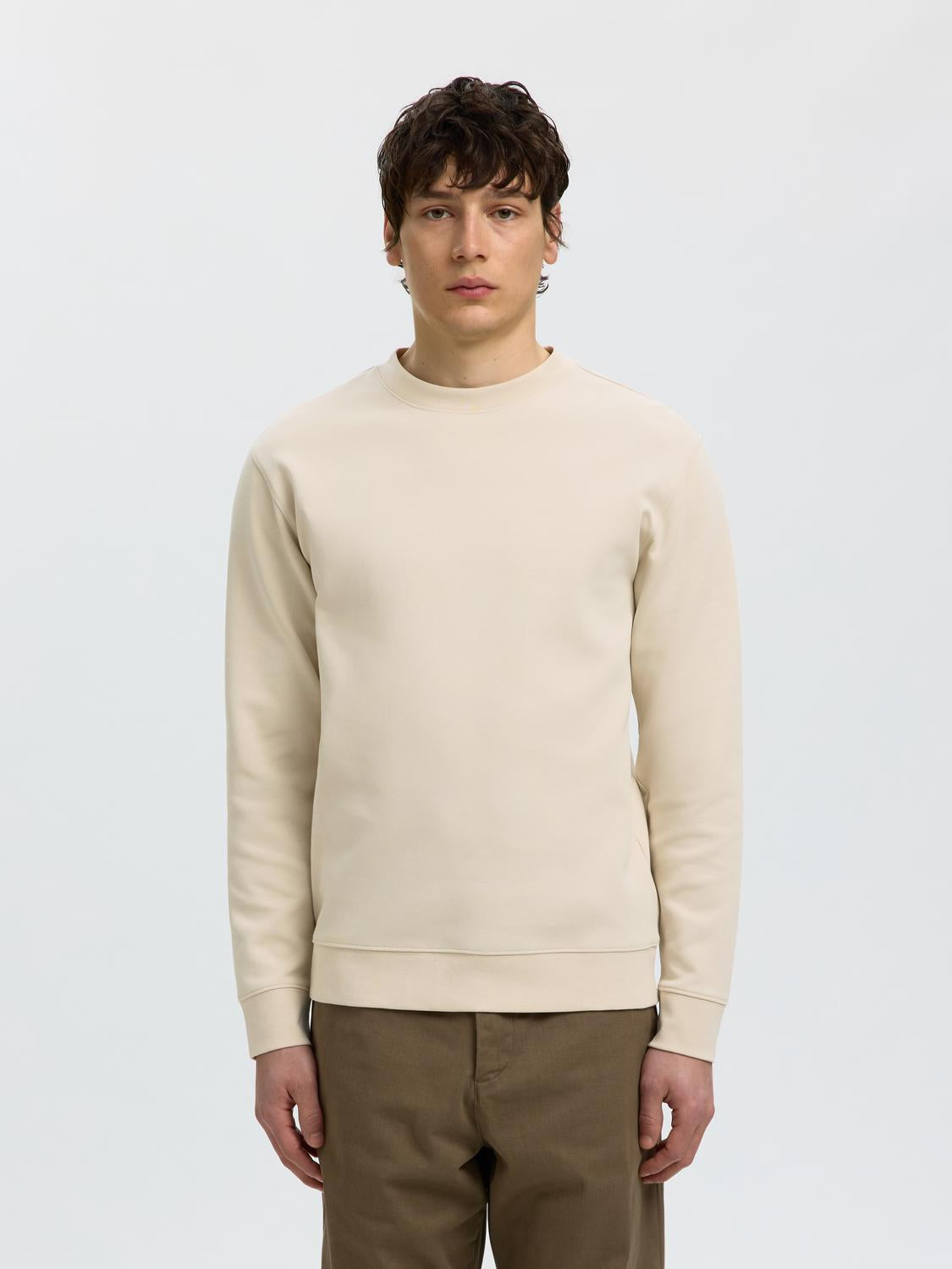 Beige Classic Sweatshirt