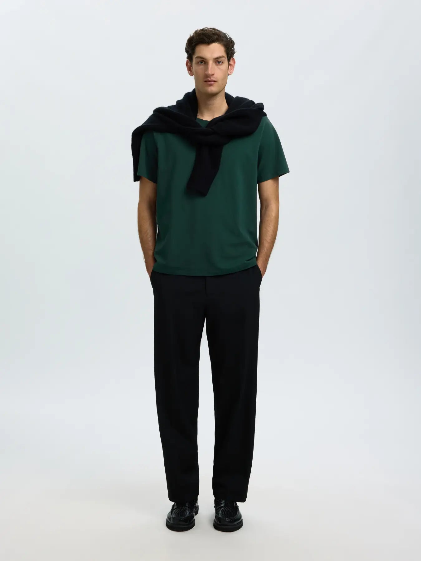 Dark Green O-Neck T-shirt