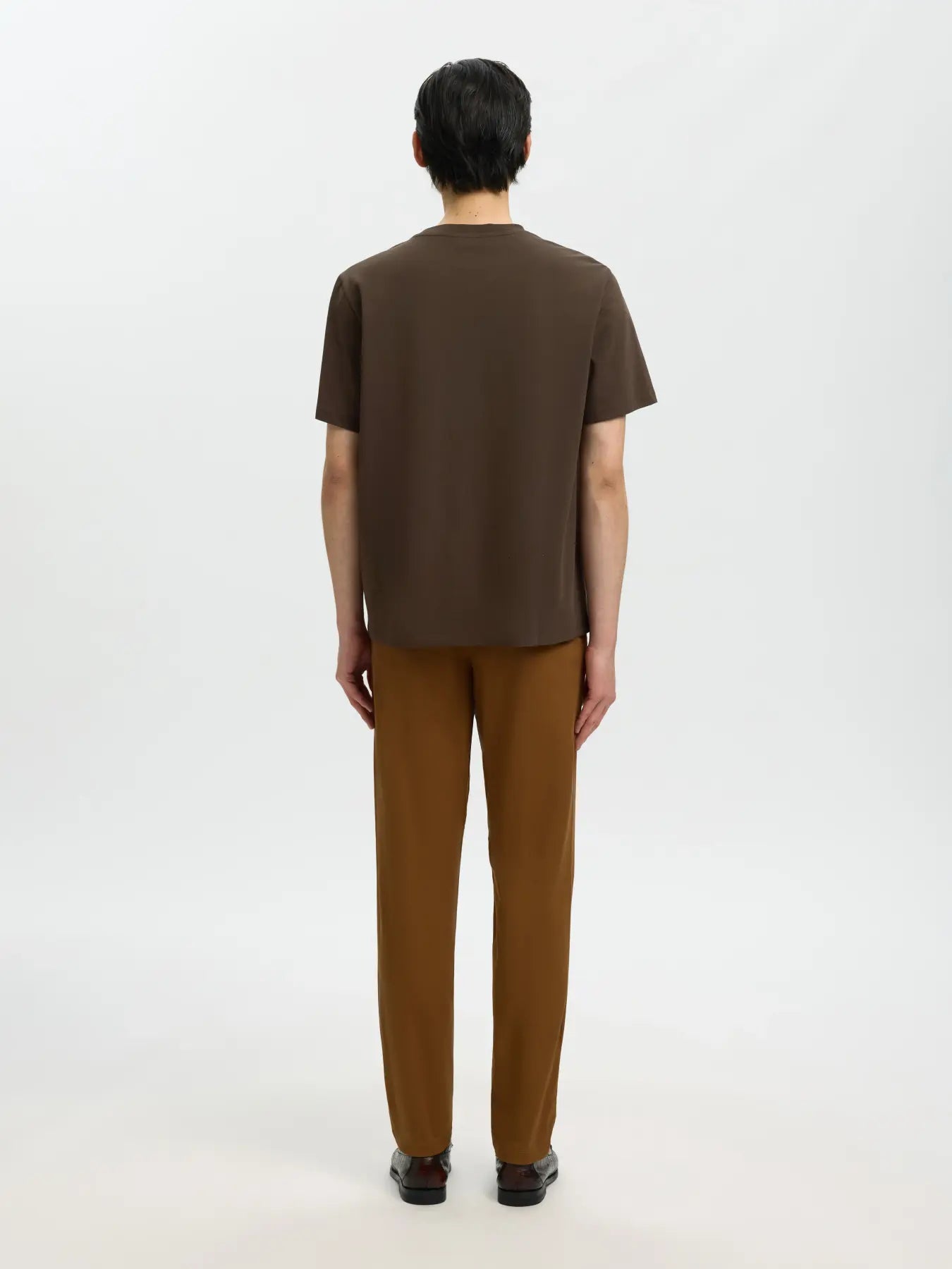 Dark Brown O-Neck T-shirt