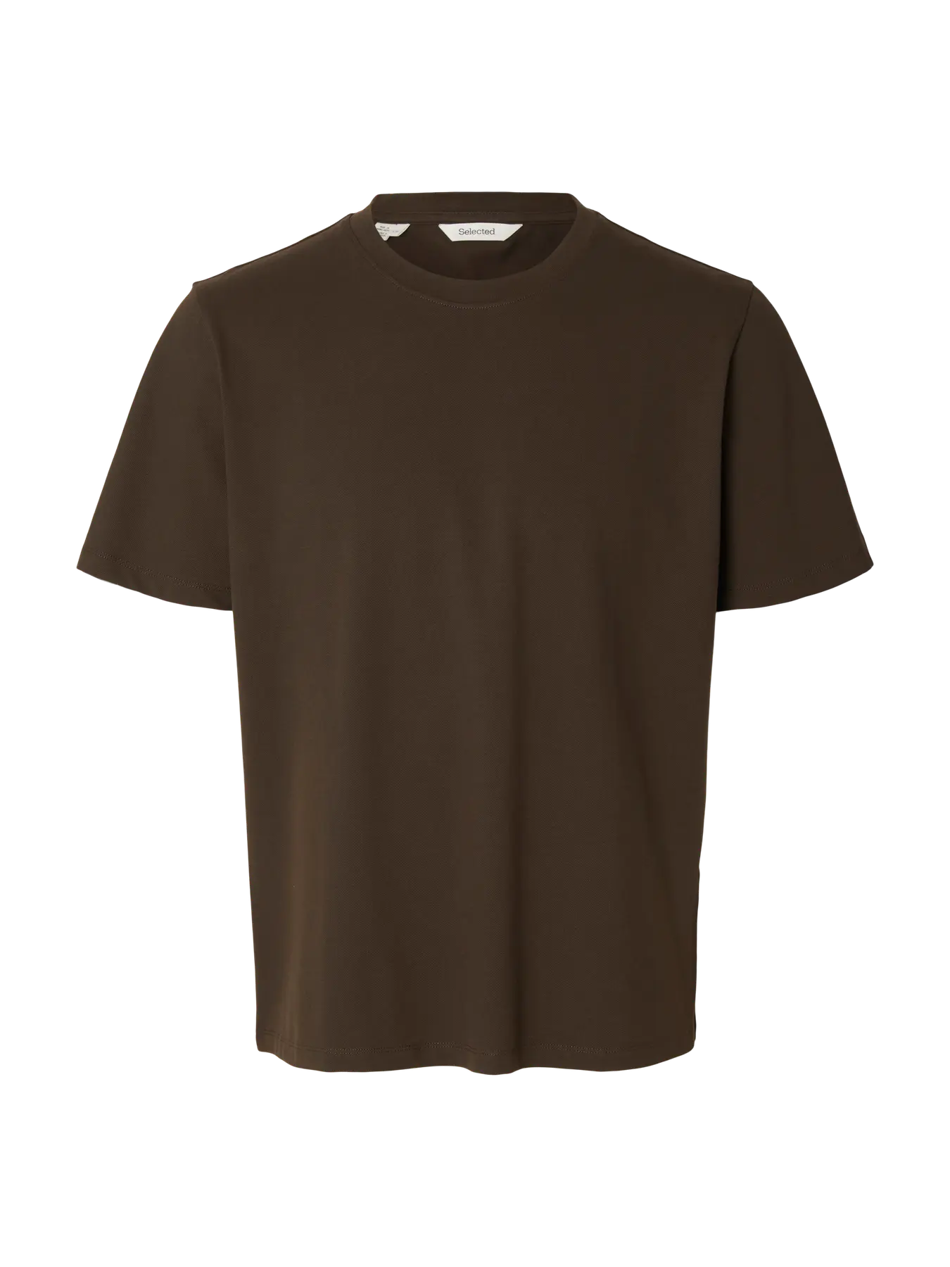 Dark Brown O-Neck T-shirt