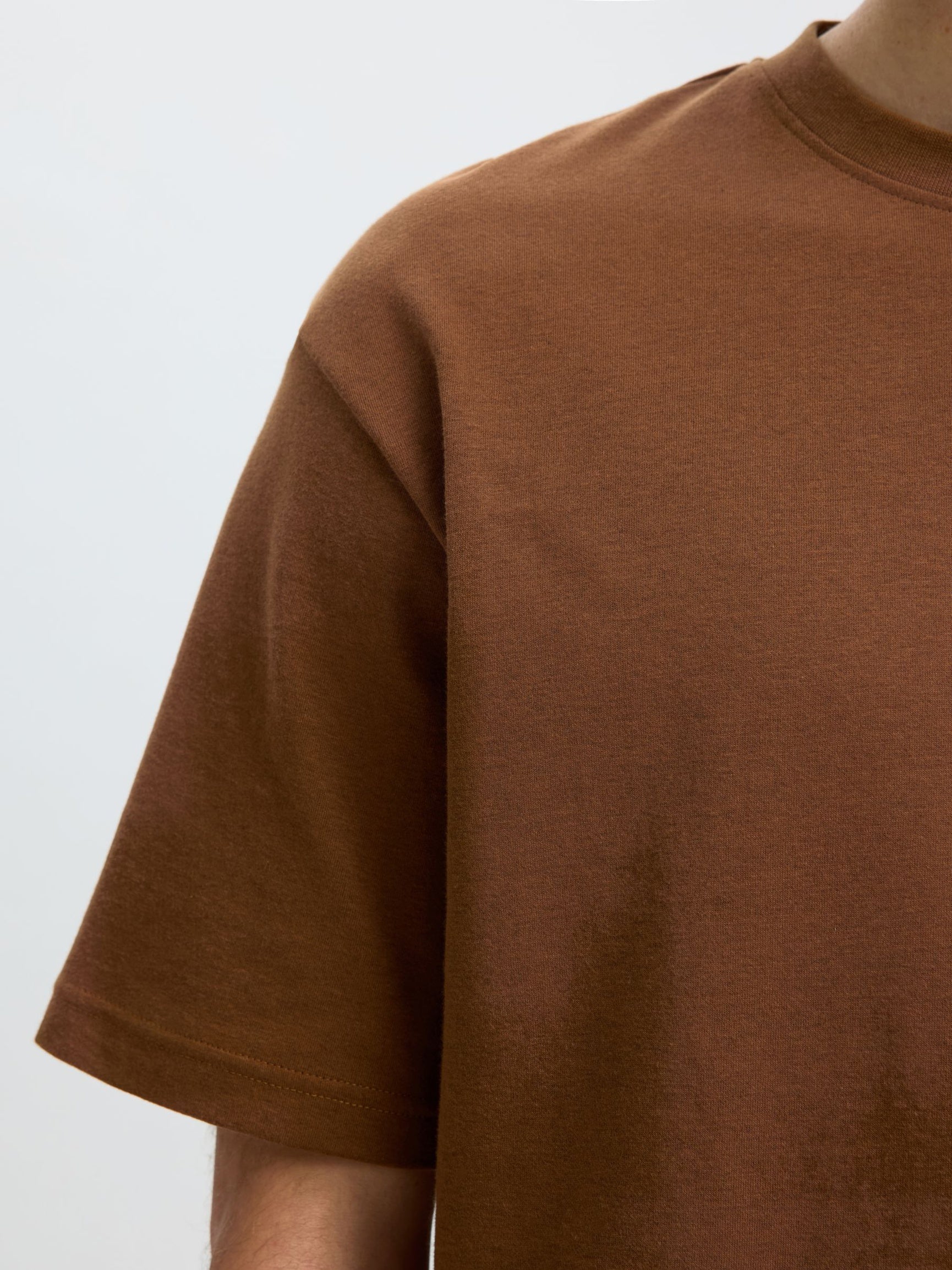Dark Brown Loose Fit T-shirt