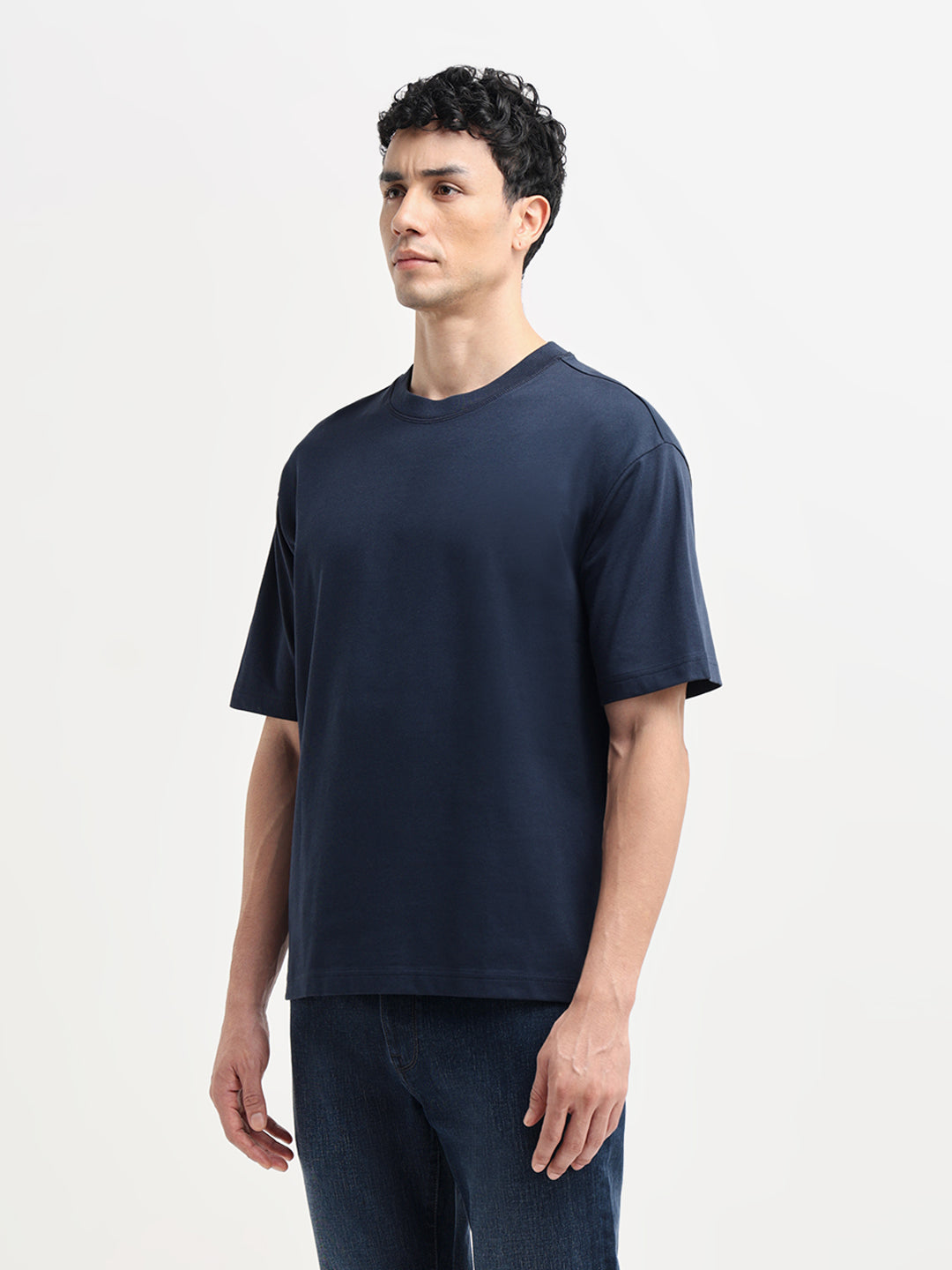 Dark Blue Relaxed Fit T-shirt