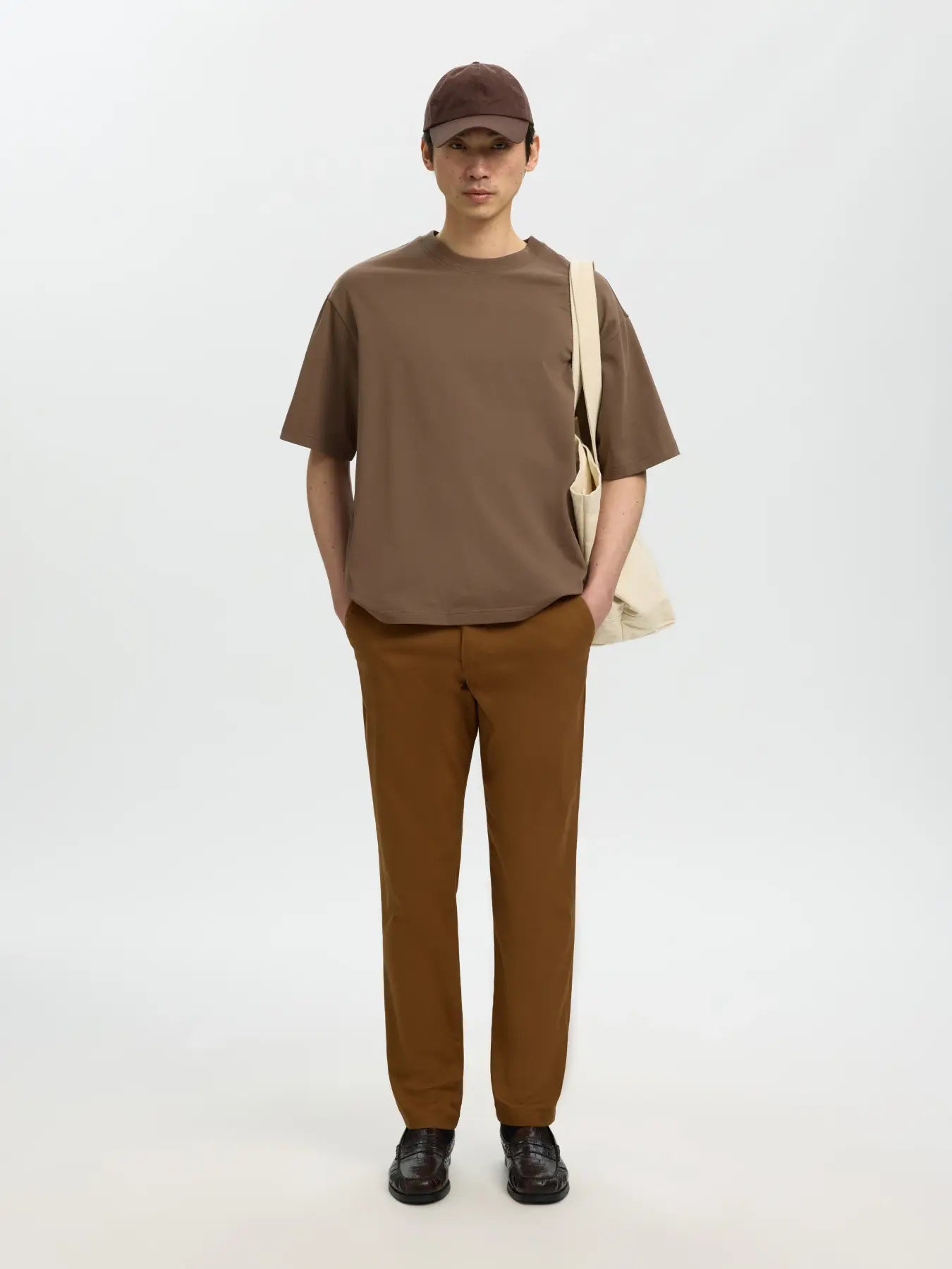 Dark Brown Relaxed Fit T-shirt