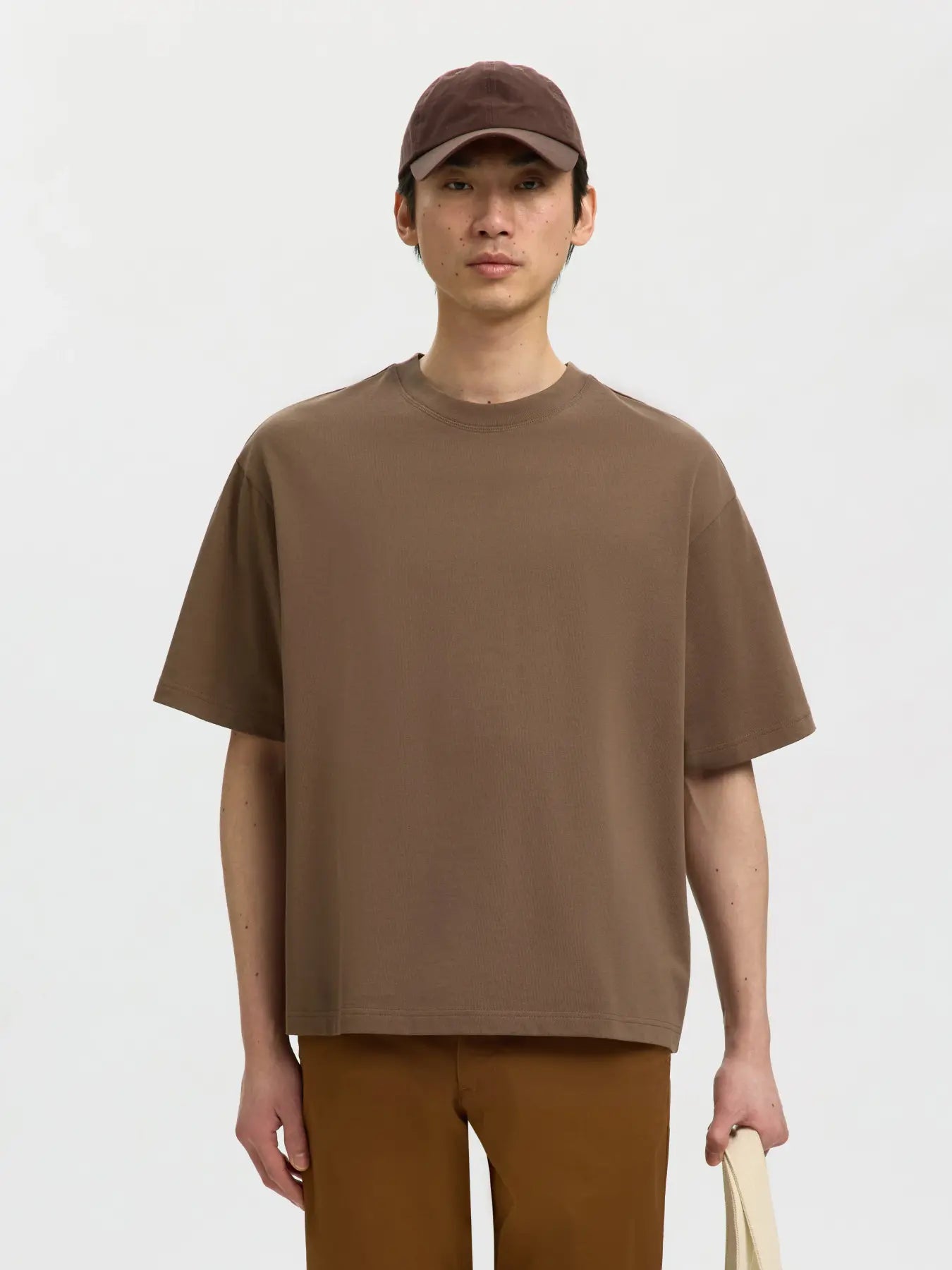 Dark Brown Relaxed Fit T-shirt