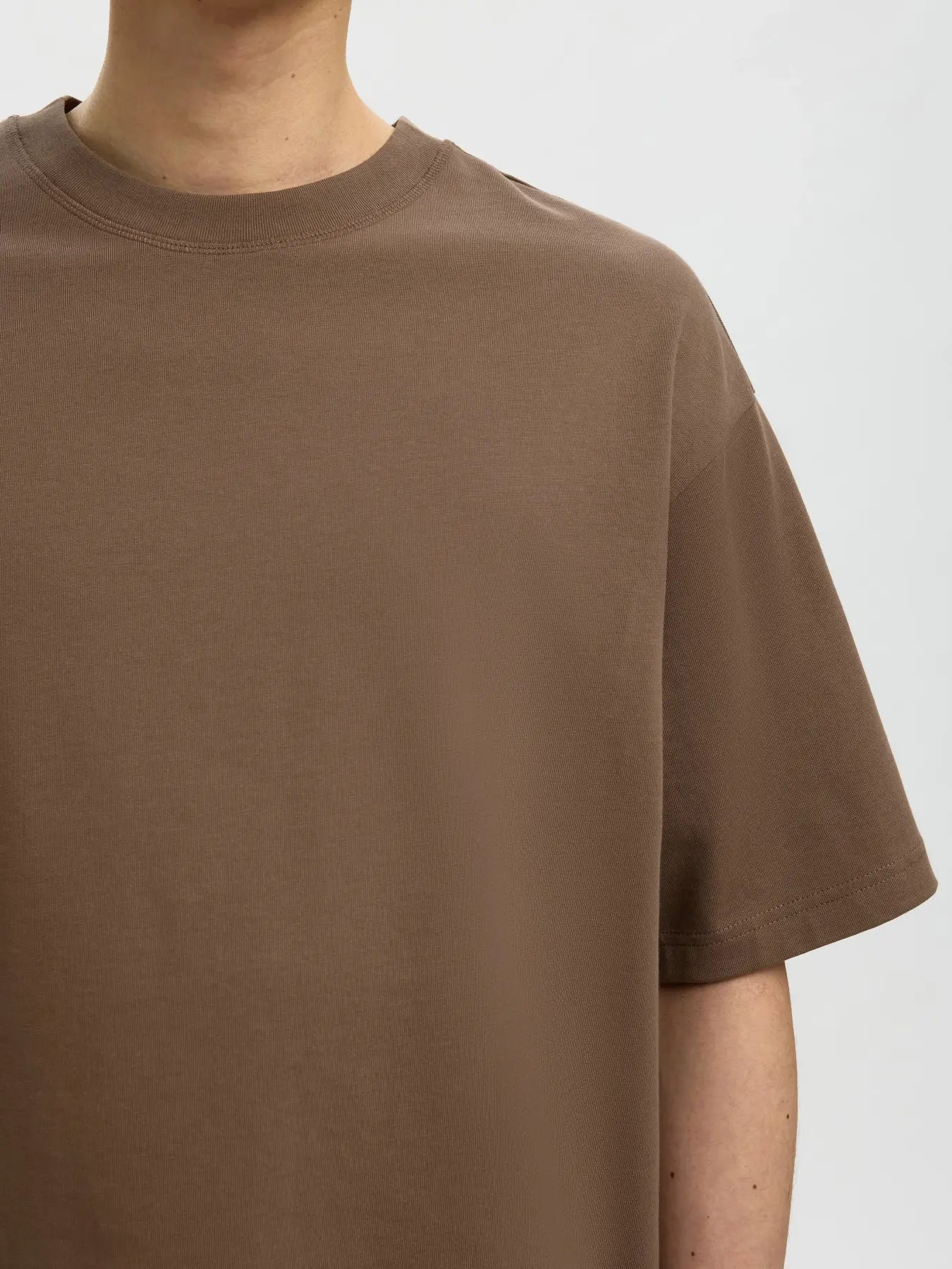 Dark Brown Relaxed Fit T-shirt