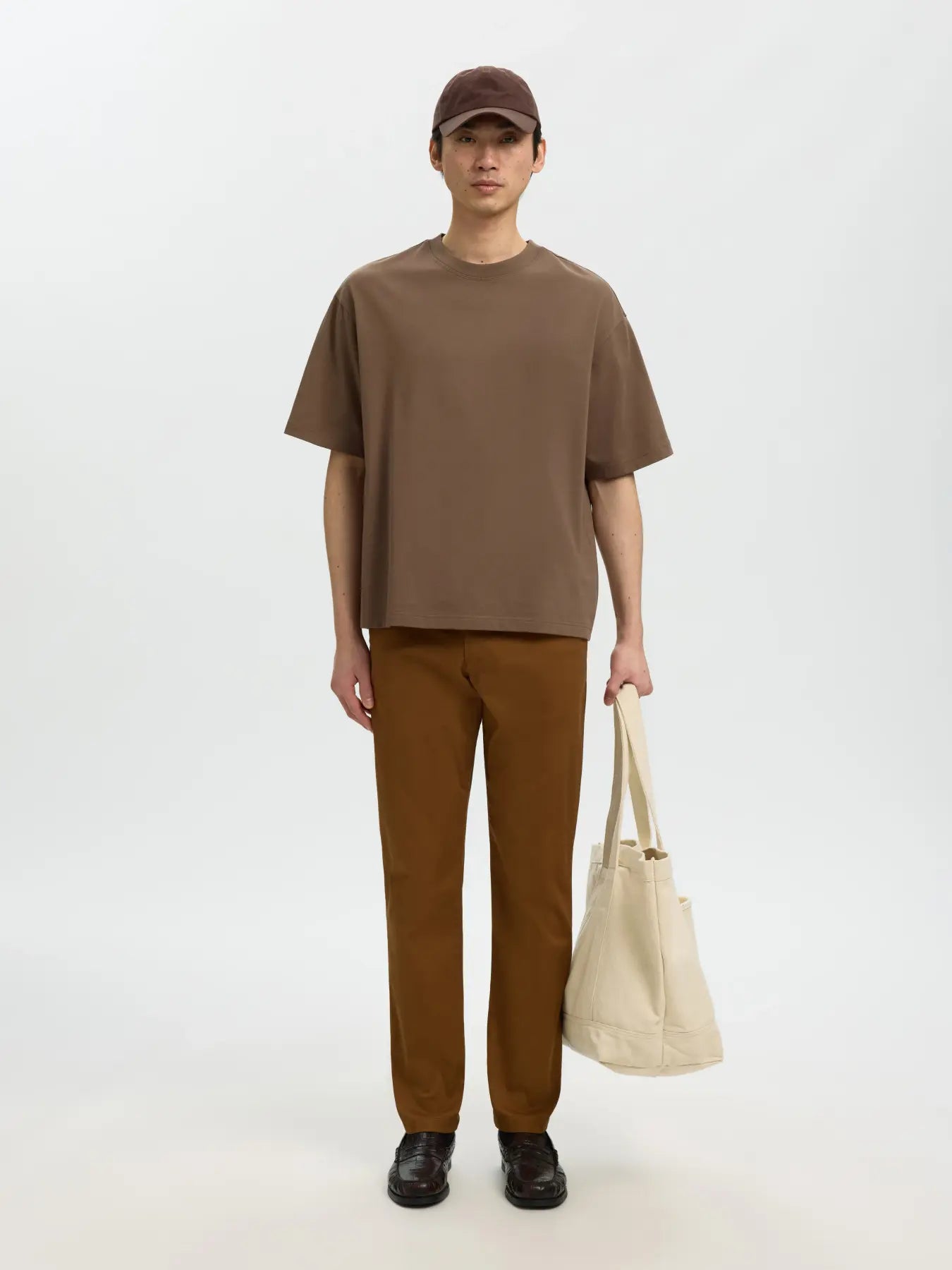 Dark Brown Relaxed Fit T-shirt