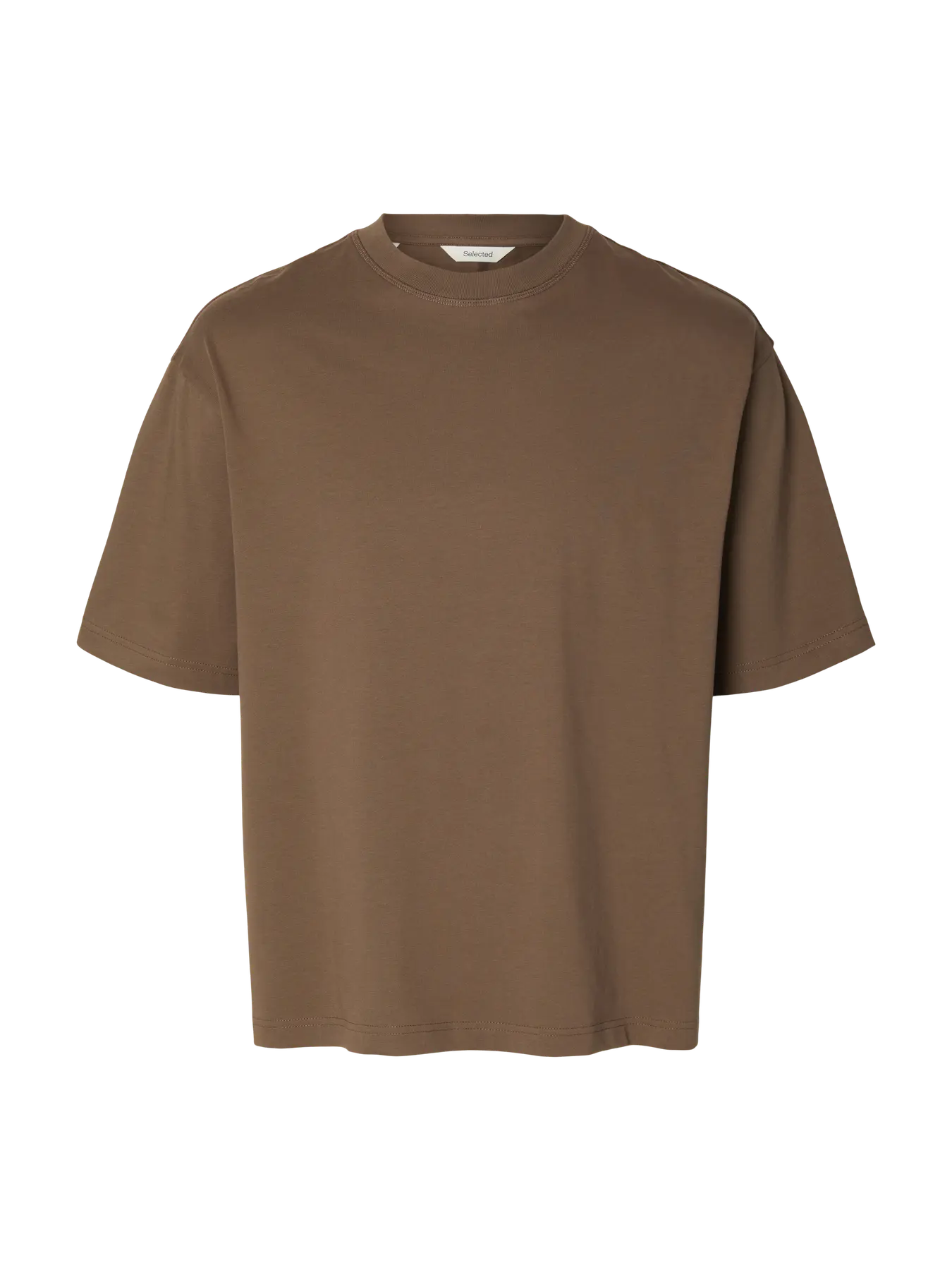 Dark Brown Relaxed Fit T-shirt
