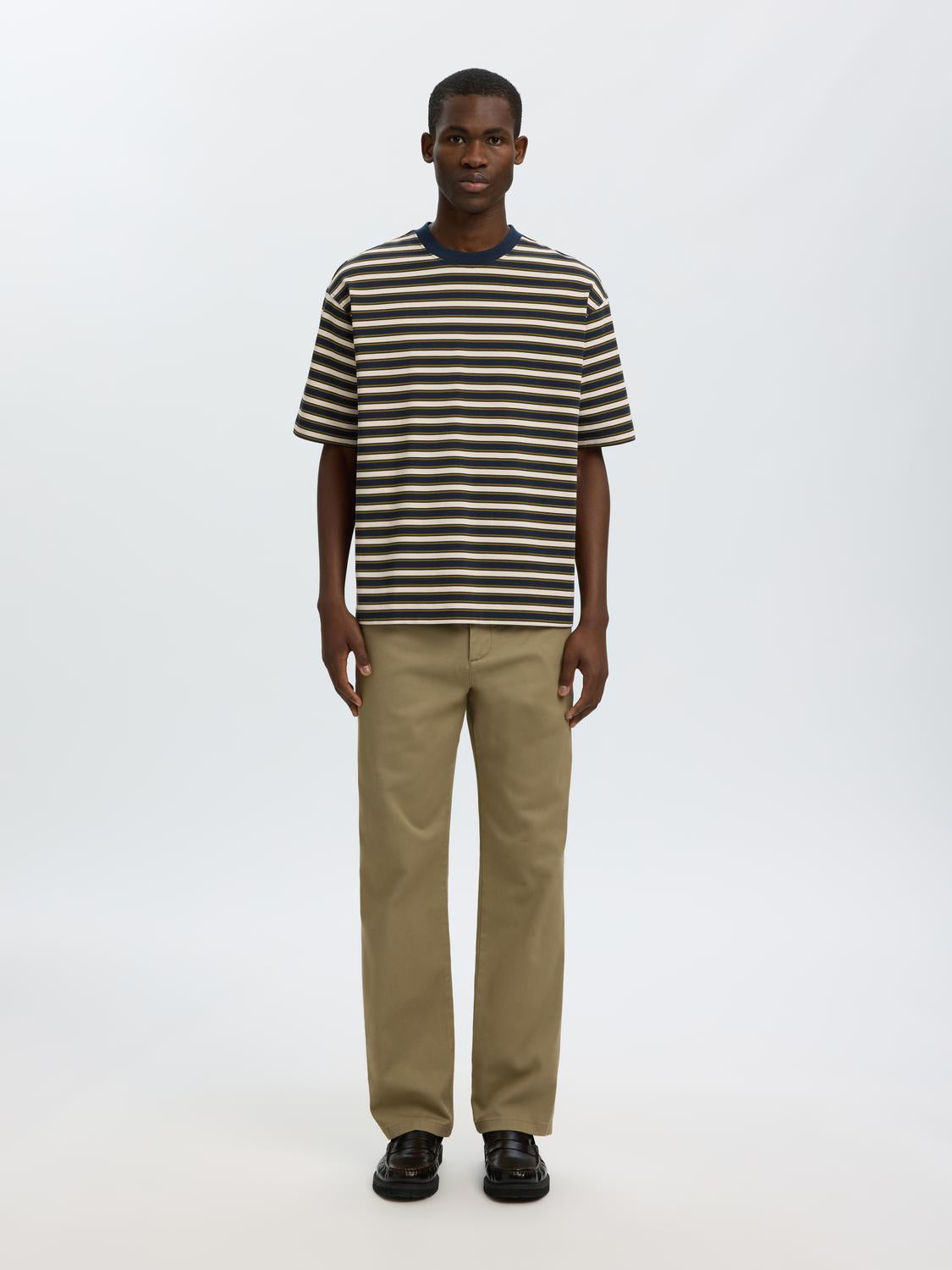 Relaxed Fit Striped T-Shirt