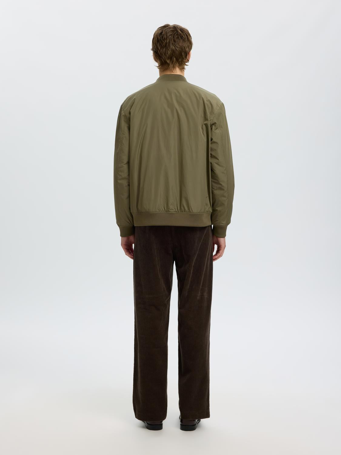 Dark Green Bomber Jacket