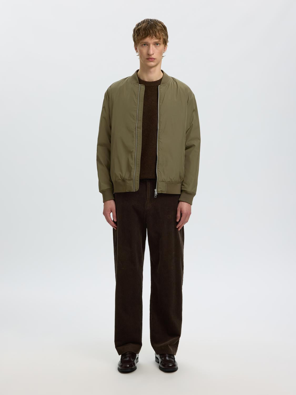 Dark Green Bomber Jacket
