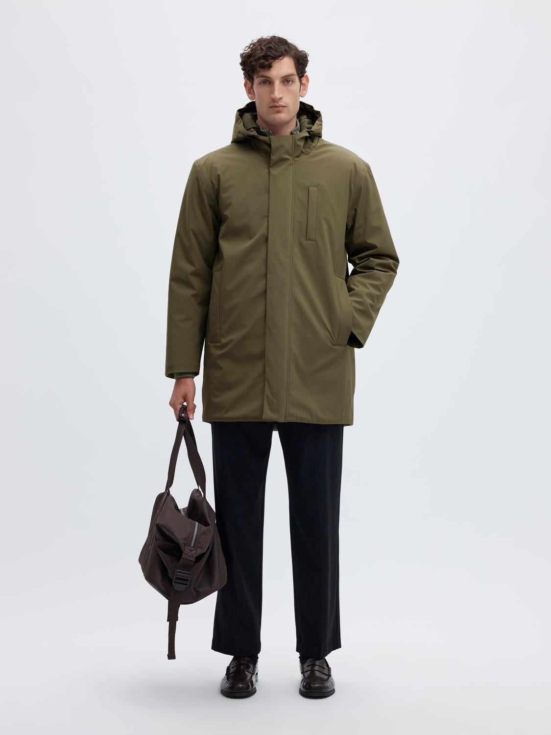 Tech Parka Long Jacket