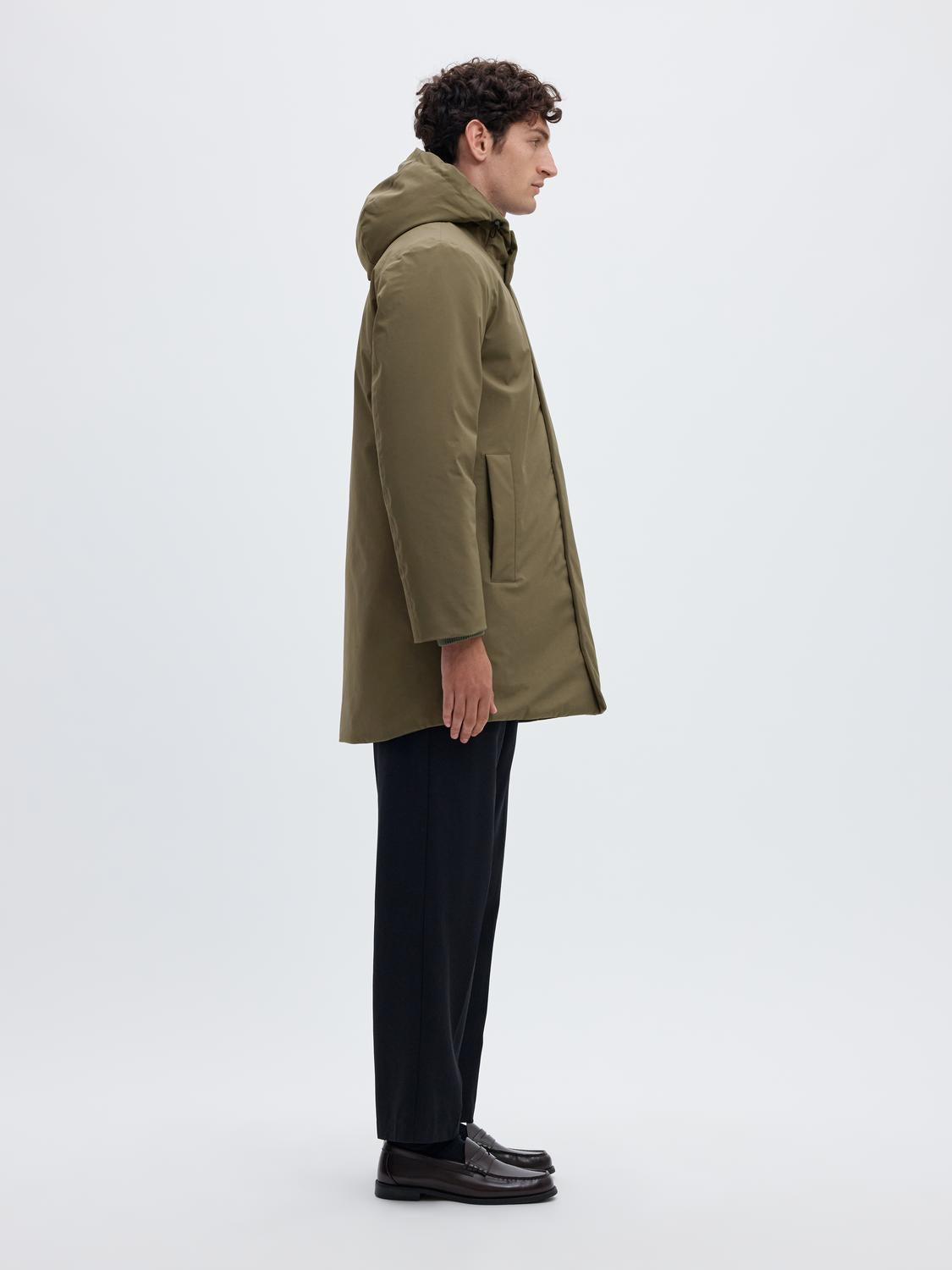 Tech Parka Long Jacket