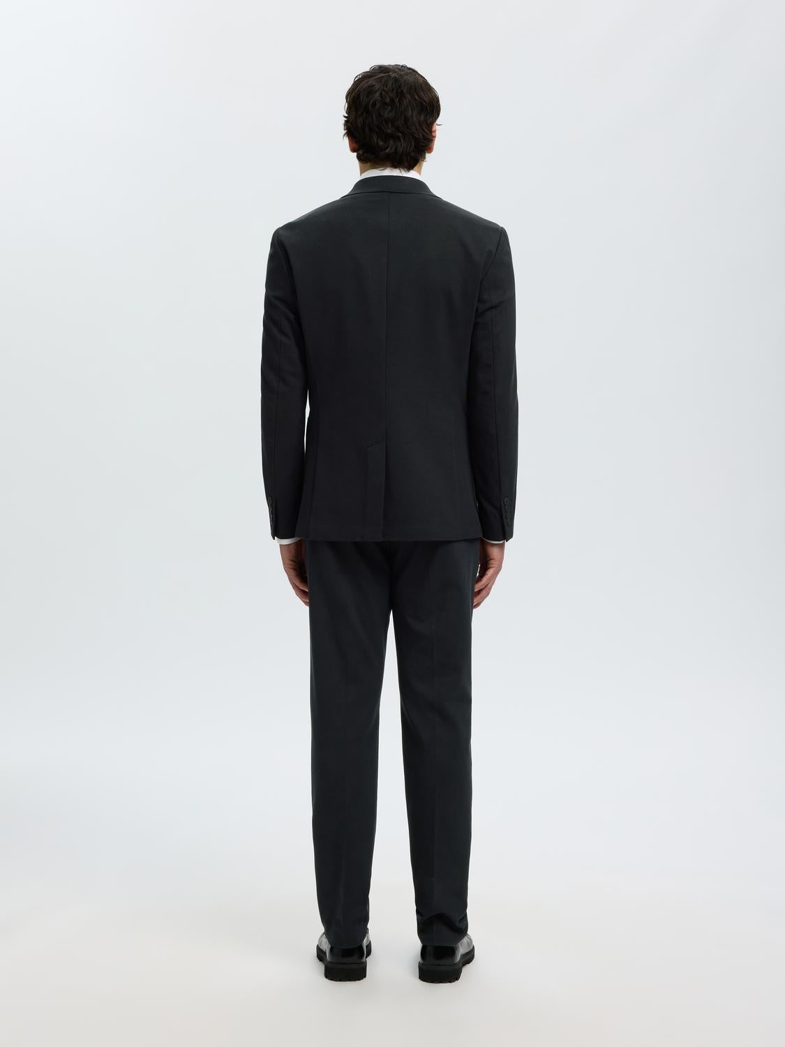 Black Tailored Suit-Set Blazer