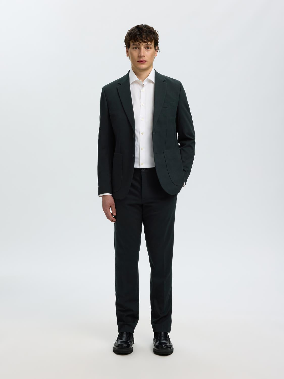 Black Tailored Suit-Set Trousers
