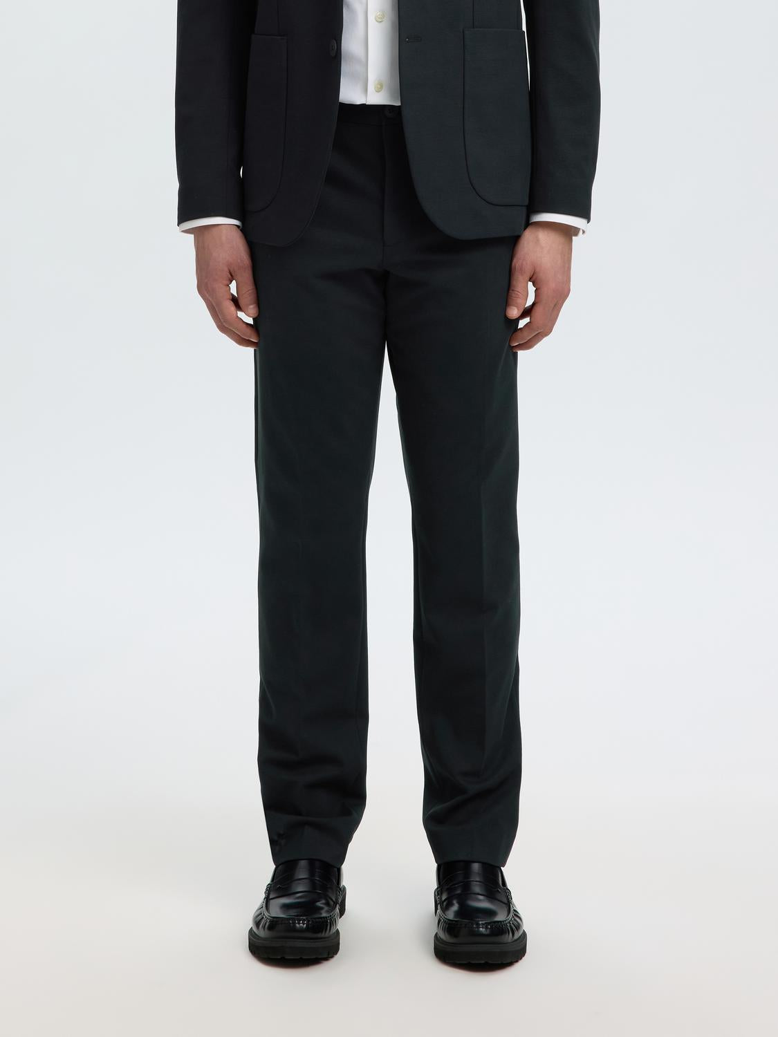 Black Tailored Suit-Set Trousers